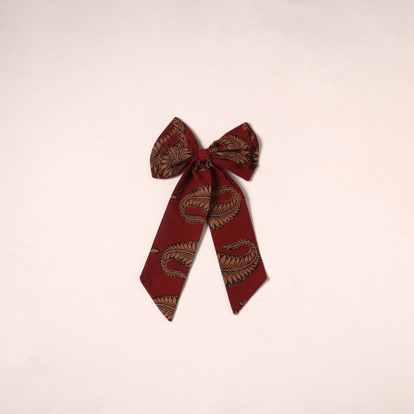 Handmade women’s bow hair clip 10 - handcrafted