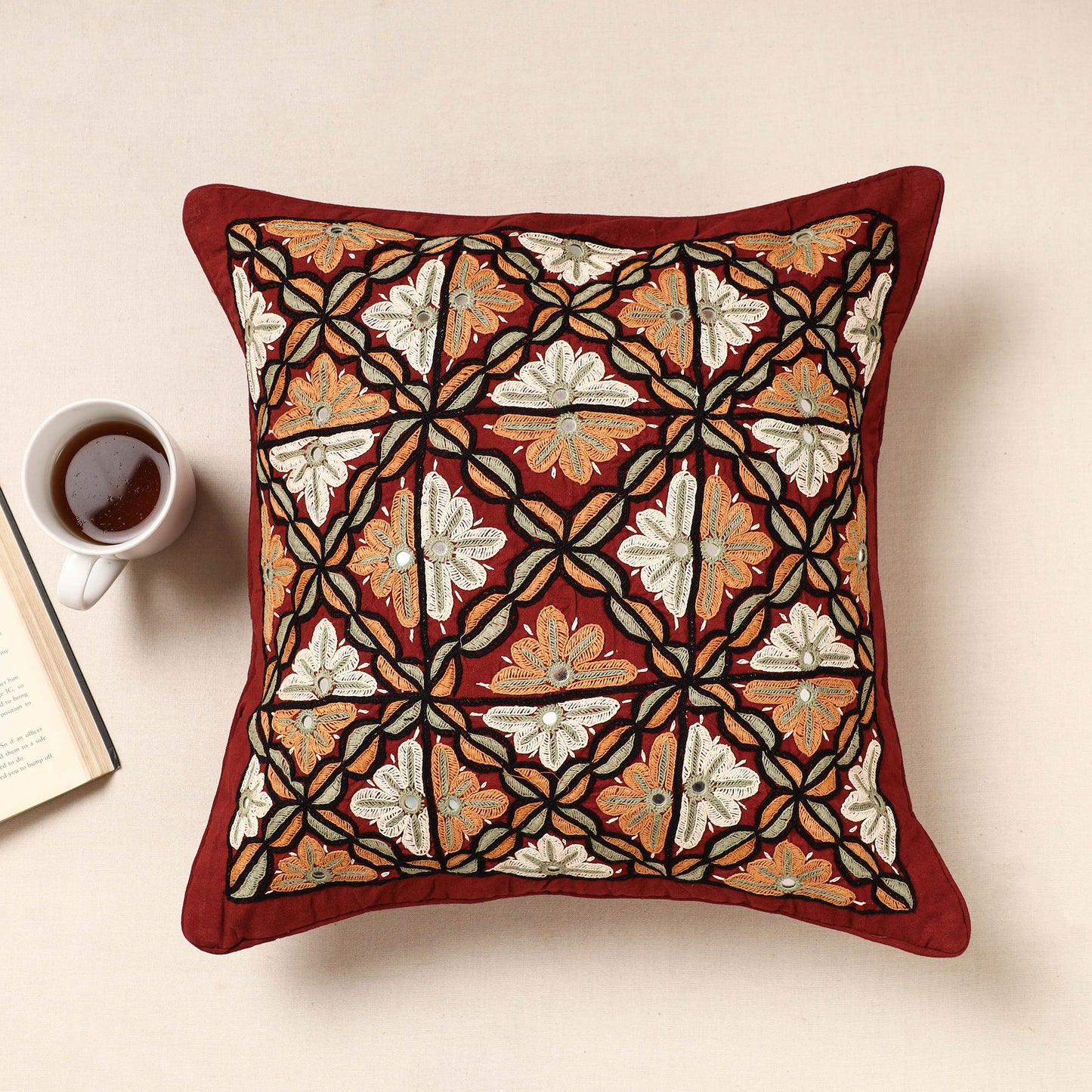 Embroidery Cushion Cover