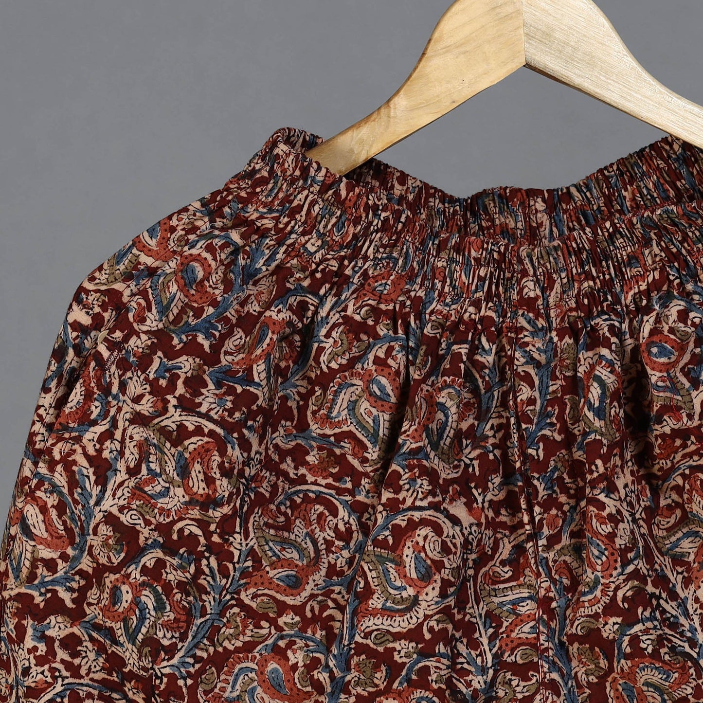 Kalamkari Block Printed Cotton Unisex Boxer/Shorts