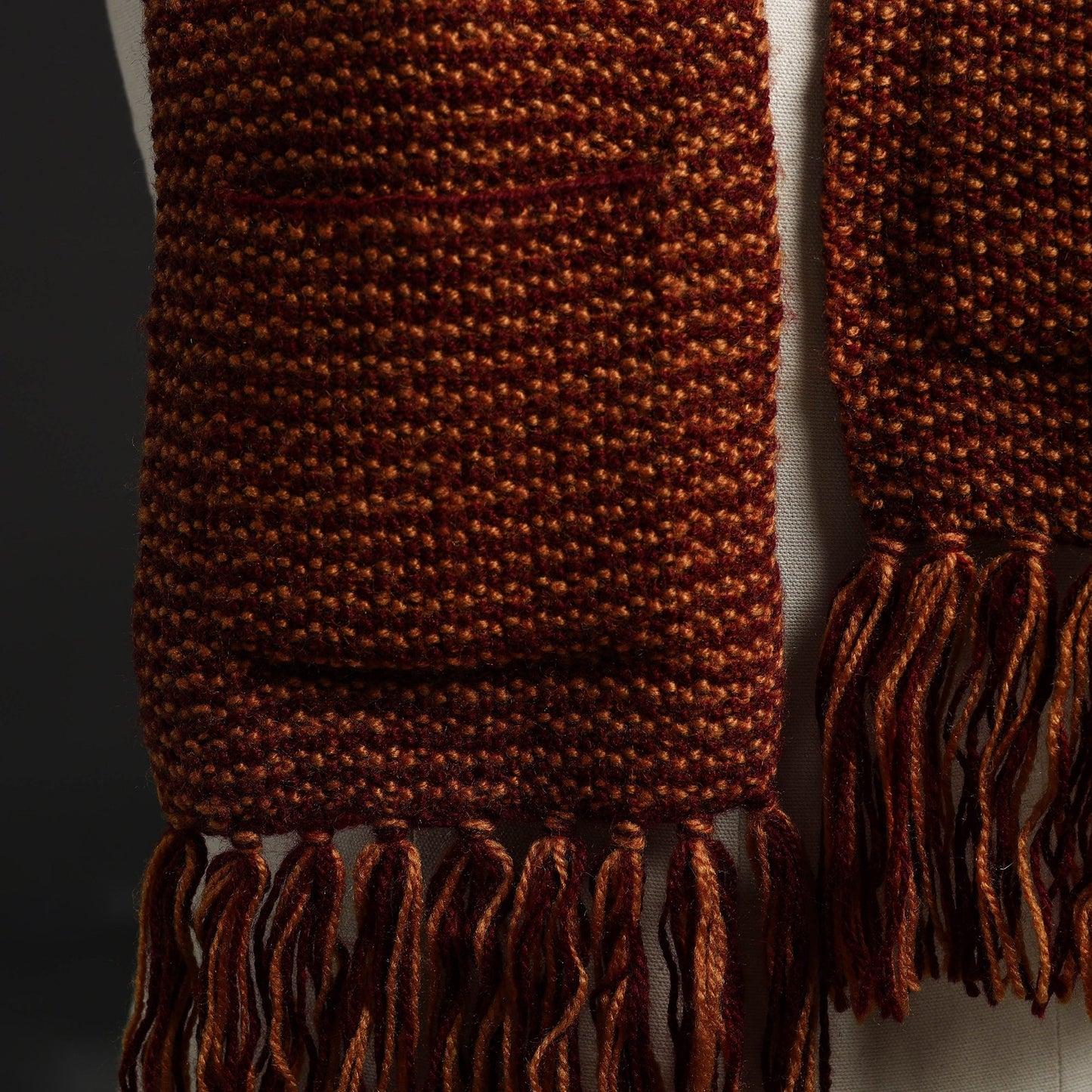 Kumaun Hand Knitted Woolen Muffler for Men & Women Online in India