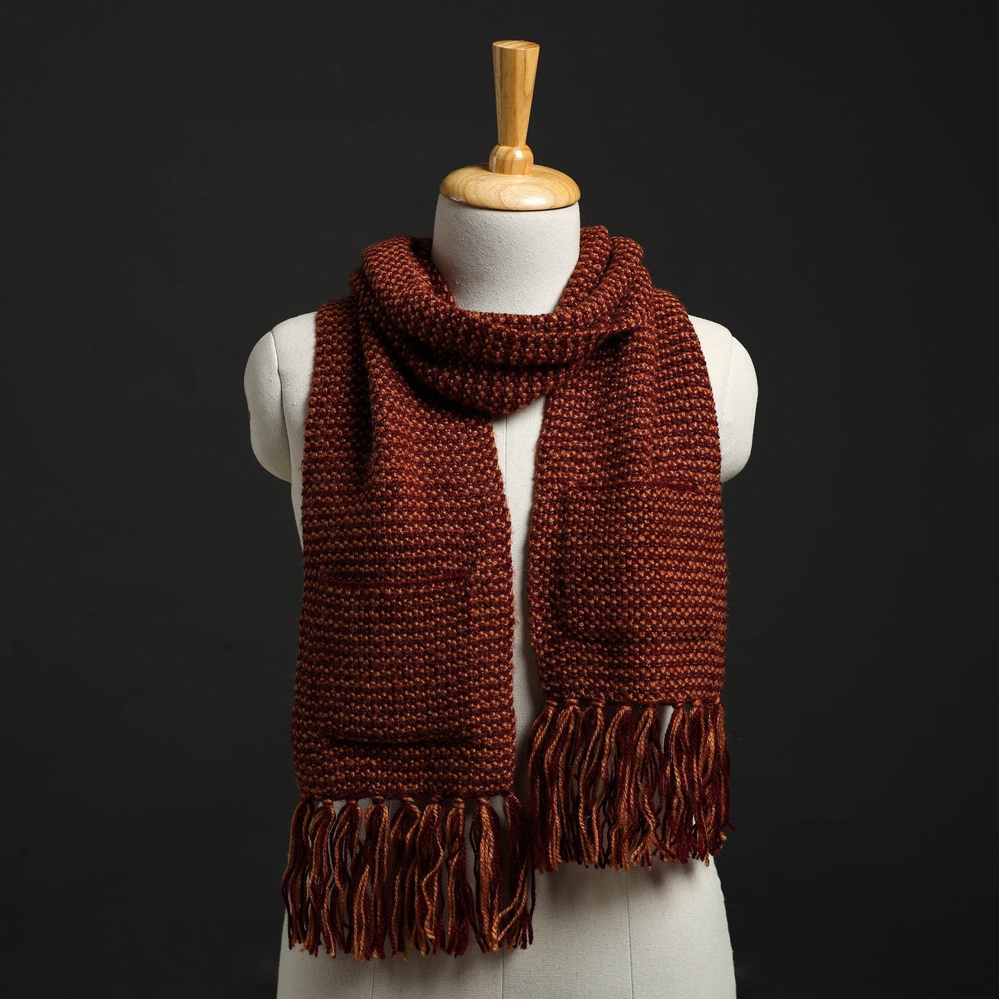Kumaun Hand Knitted Woolen Muffler for Men & Women Online in India