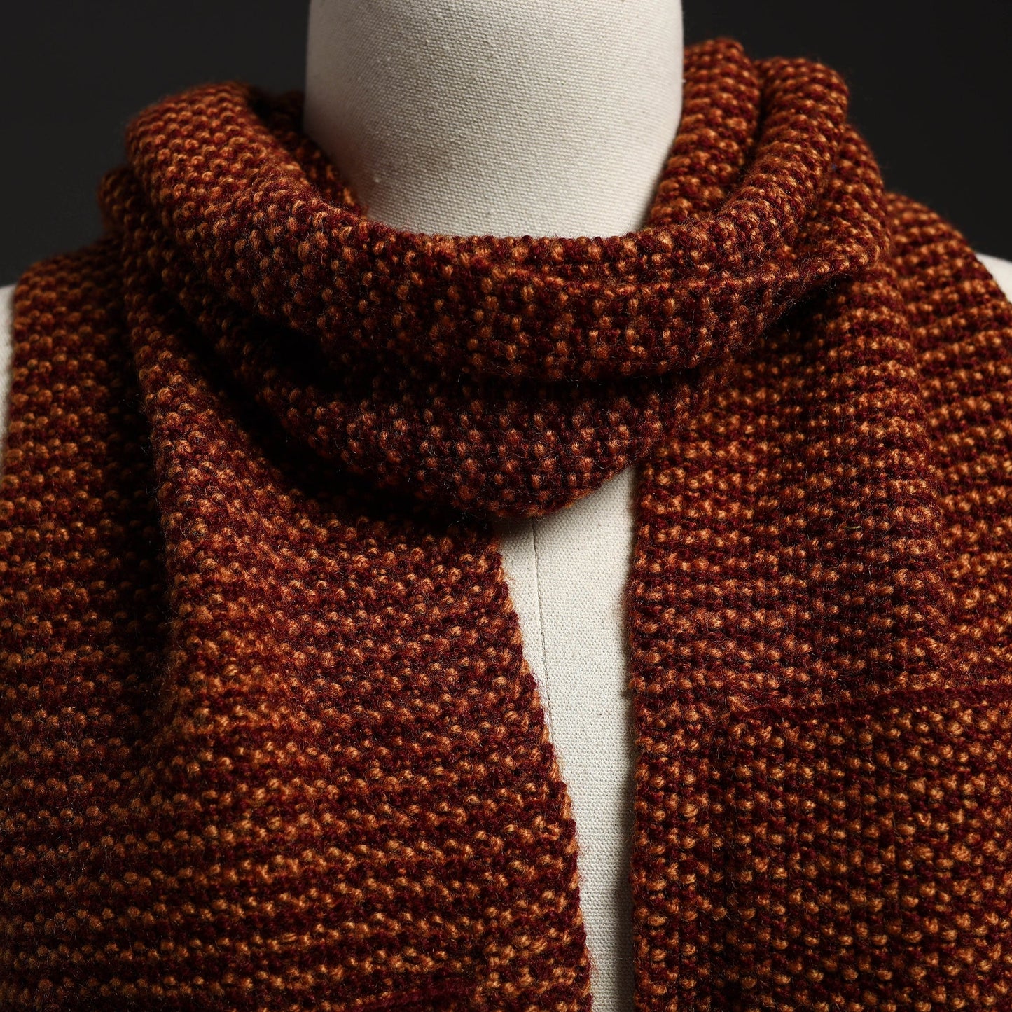 Kumaun Hand Knitted Woolen Muffler for Men & Women Online in India