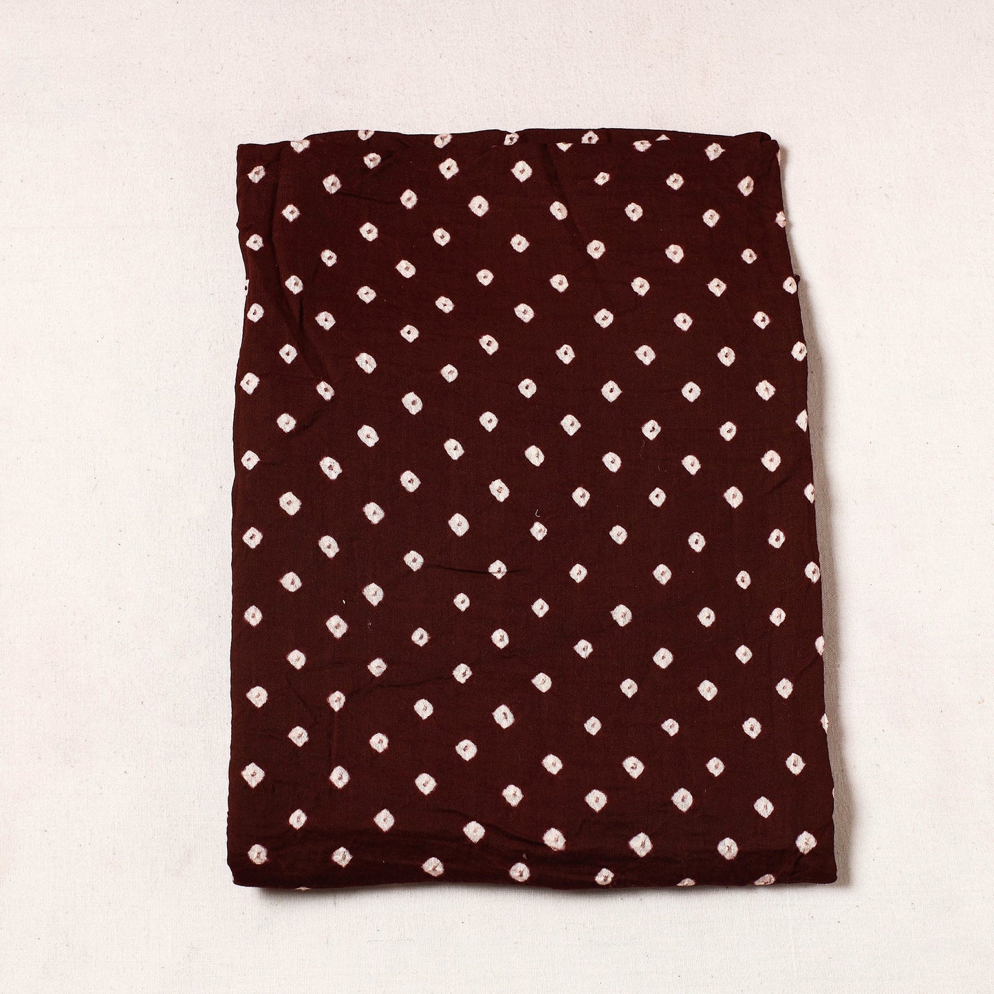 Kutch Bandhani Tie-Dye Satin Cotton Precut Fabric