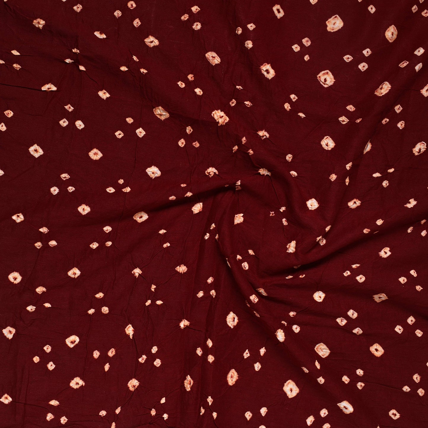 Kutch Bandhani Tie-Dye Satin Cotton Precut Fabric 28