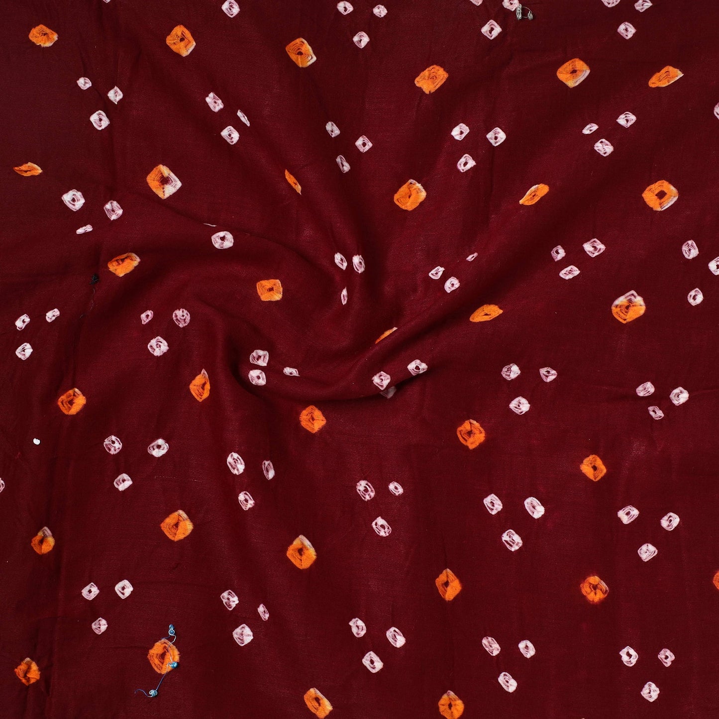 Kutch Bandhani Tie-Dye Satin Cotton Precut Fabric 31