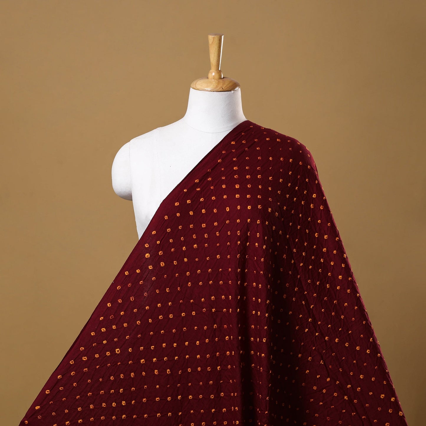 Kutch tie-dye cotton bandhani fabric 02 - handcrafted