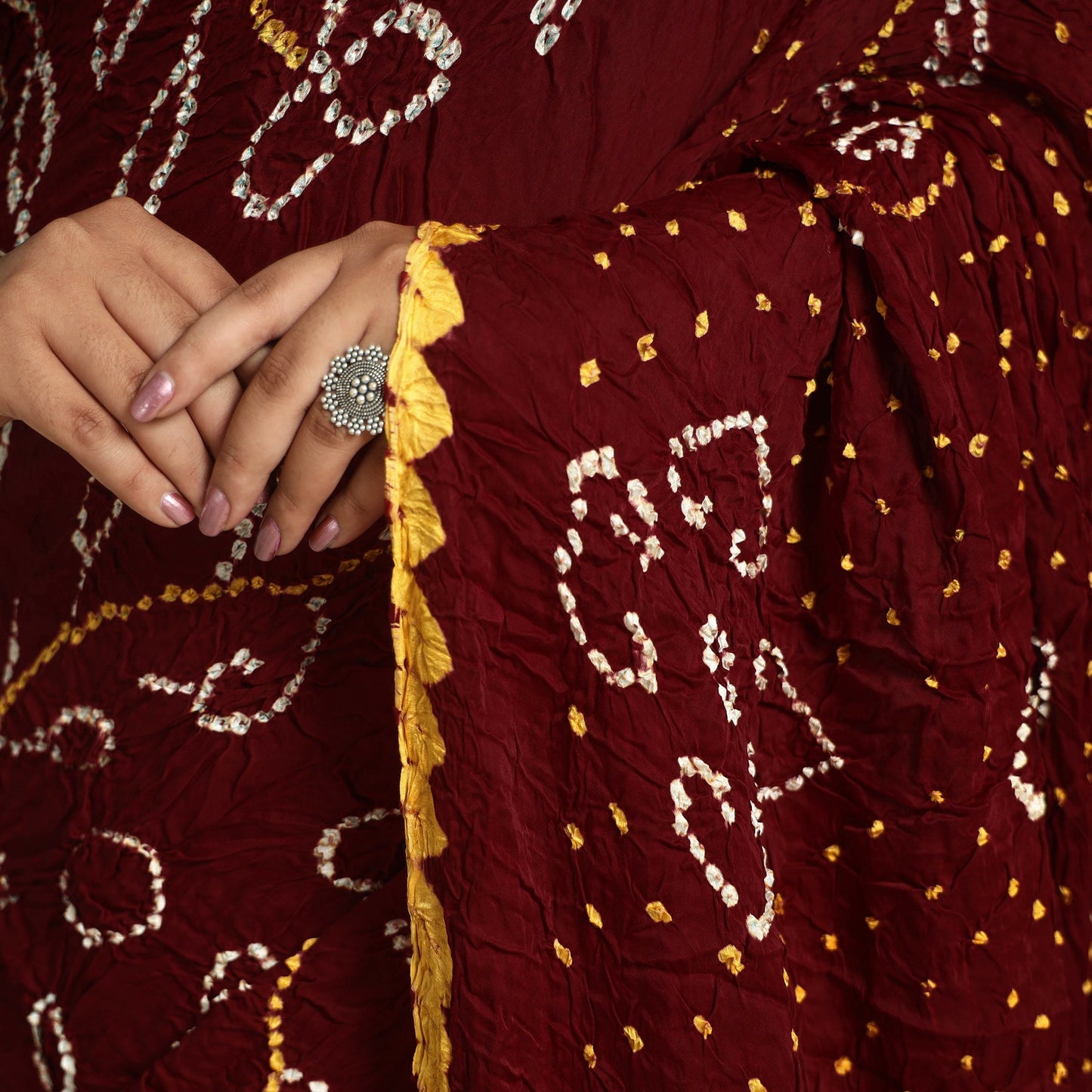 Kutch Tie-Dye Bandhani Saree