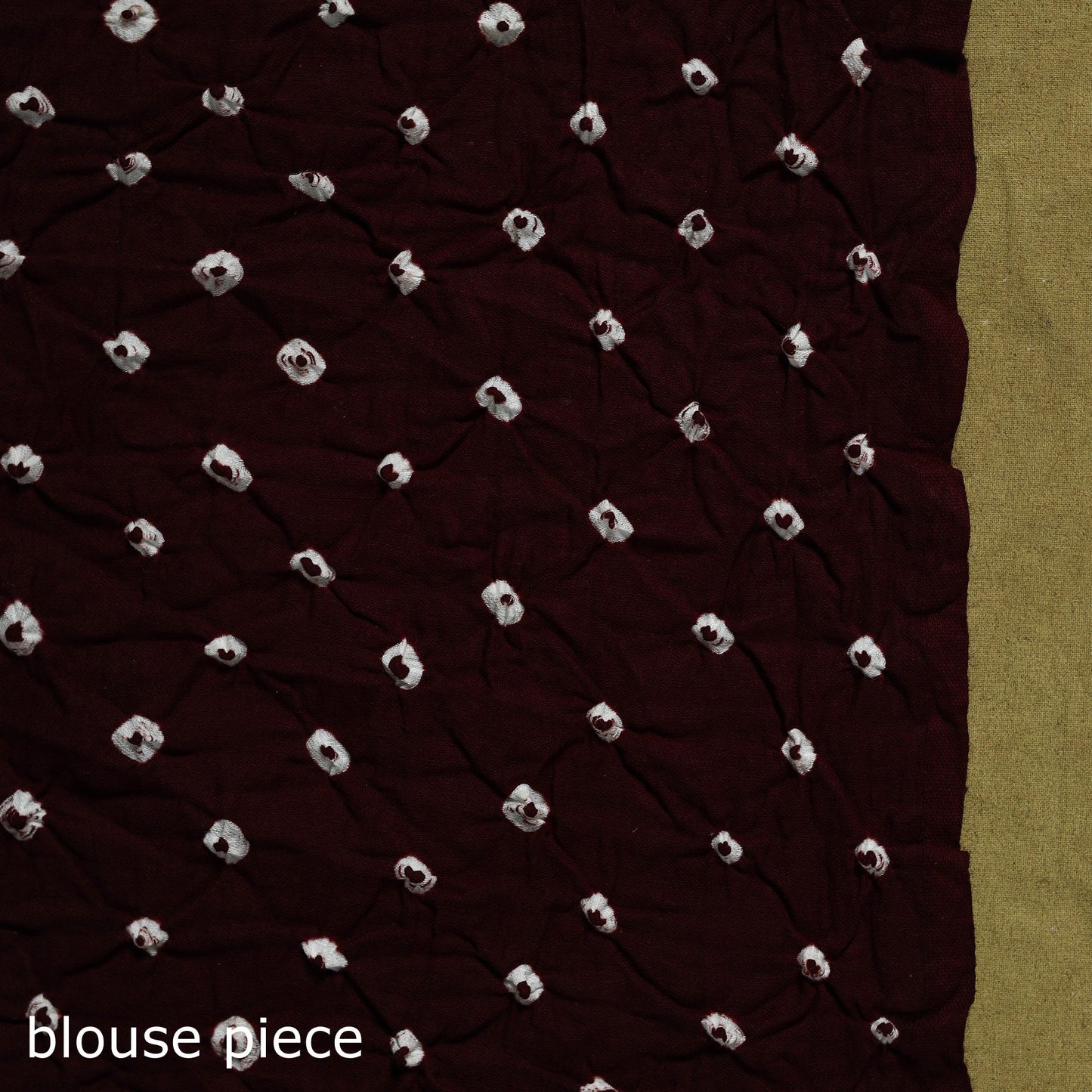 Kutch tie-dye pure cotton bandhani saree 07 - handcrafted