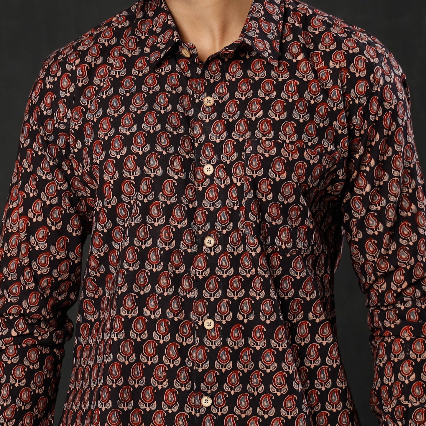 Block Printed men shirt