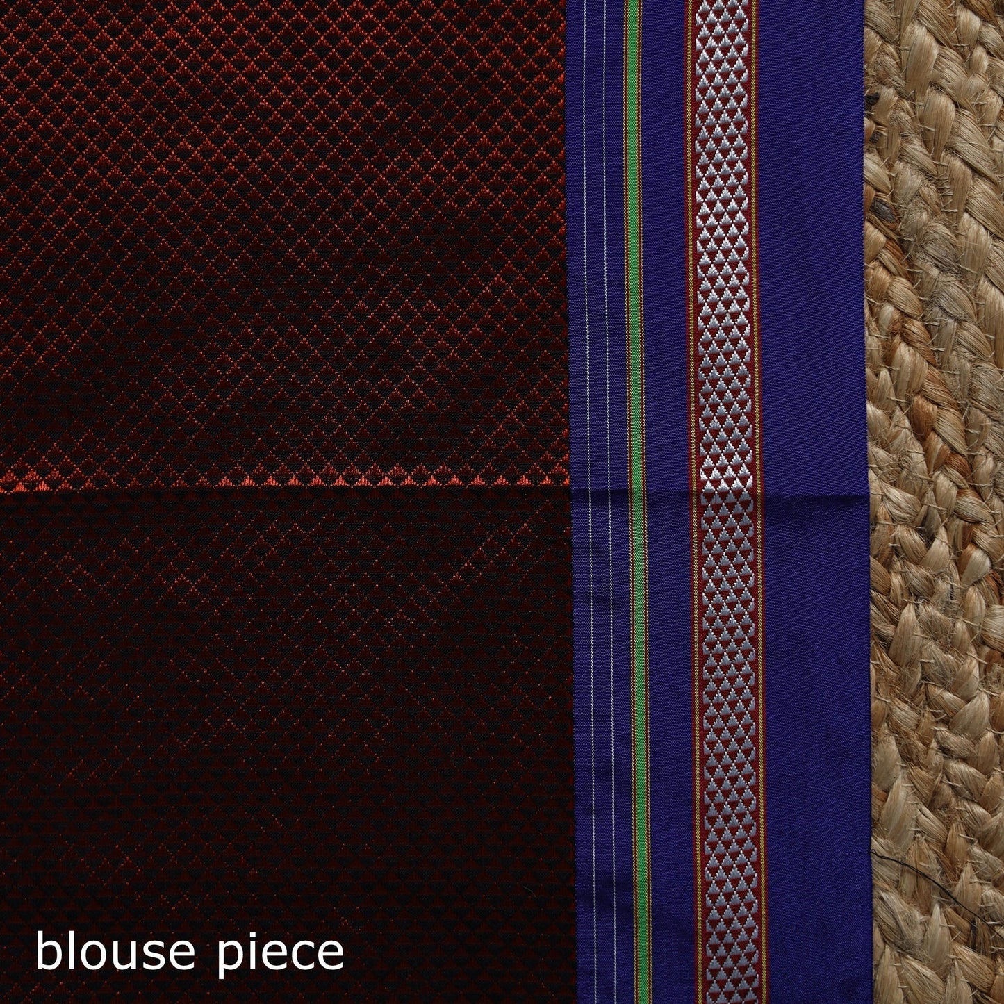 Nath work silk cotton khun saree 15 - handcrafted