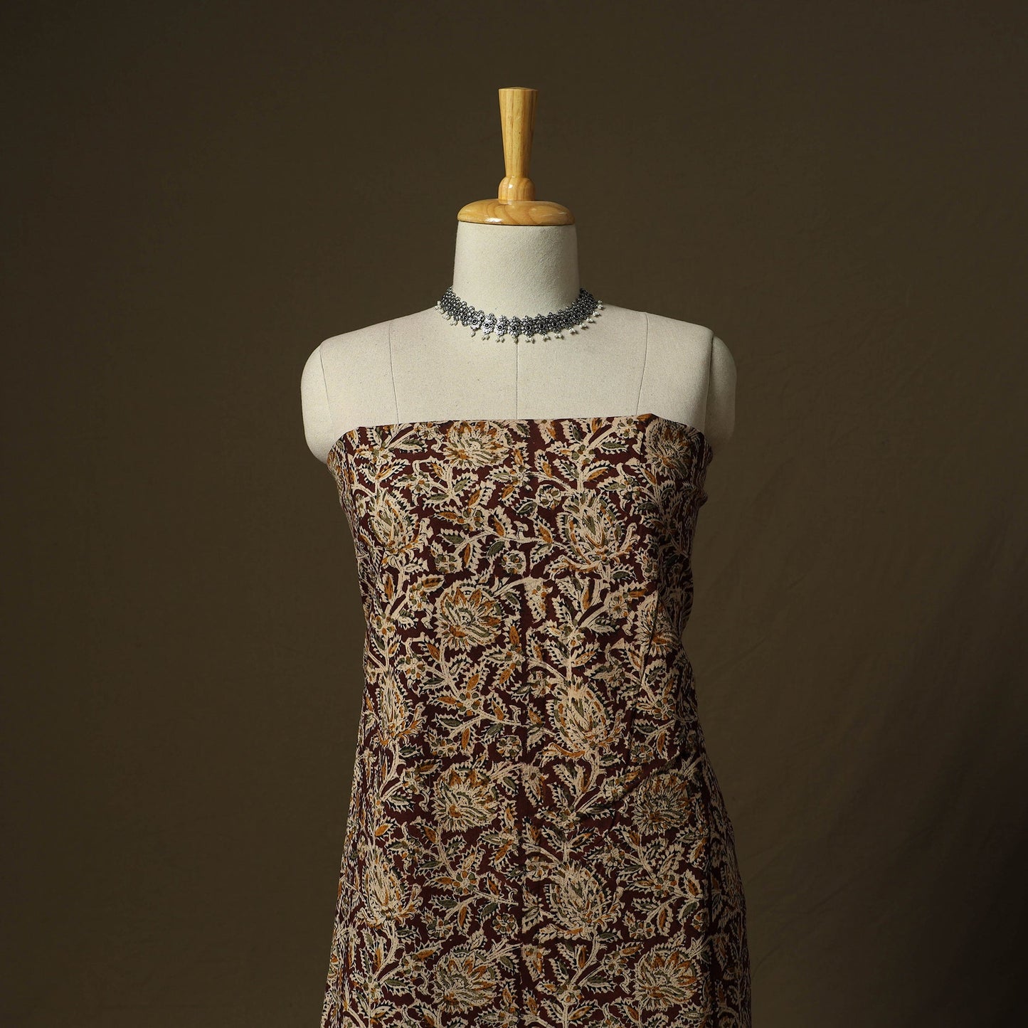 Pedana hand block print natural dyed cotton kalamkari 2pc