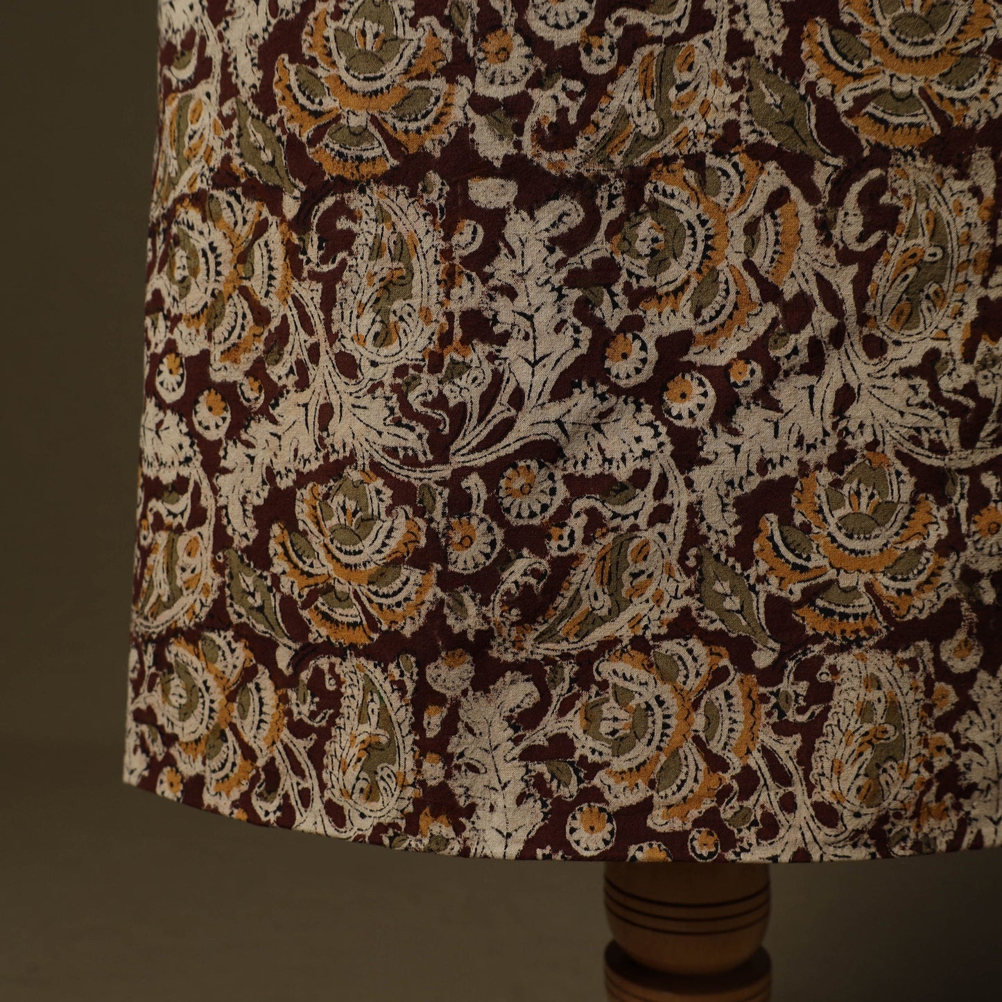 Pedana hand block print natural dyed cotton kalamkari 2pc