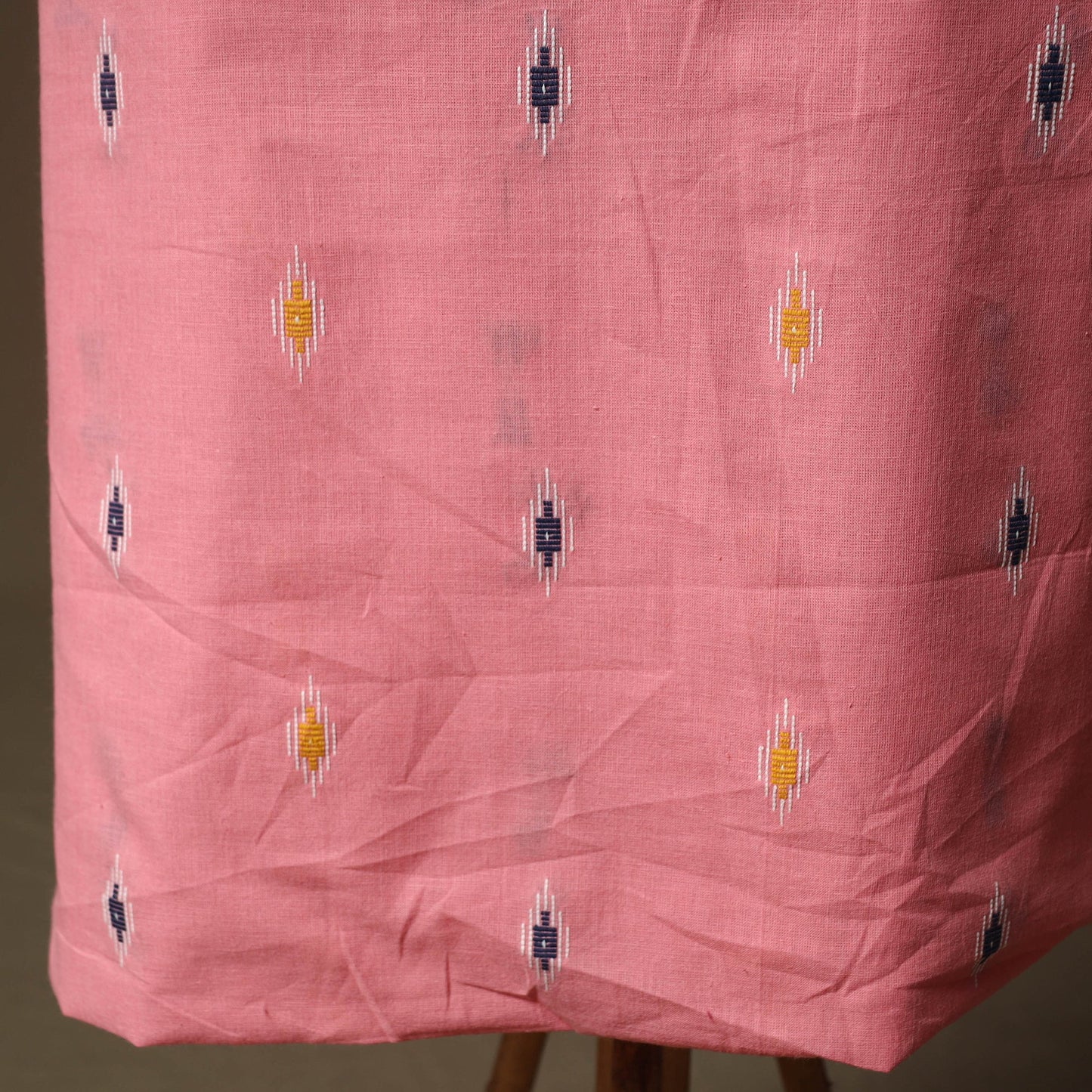 Jacquard cotton 2pc unstitched dress material kurta set 47