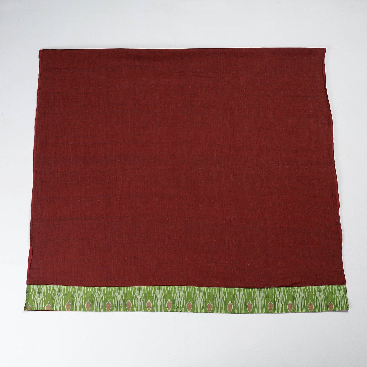 Buy Bengal Jamdani Buti Blouse Material with Ikat Border