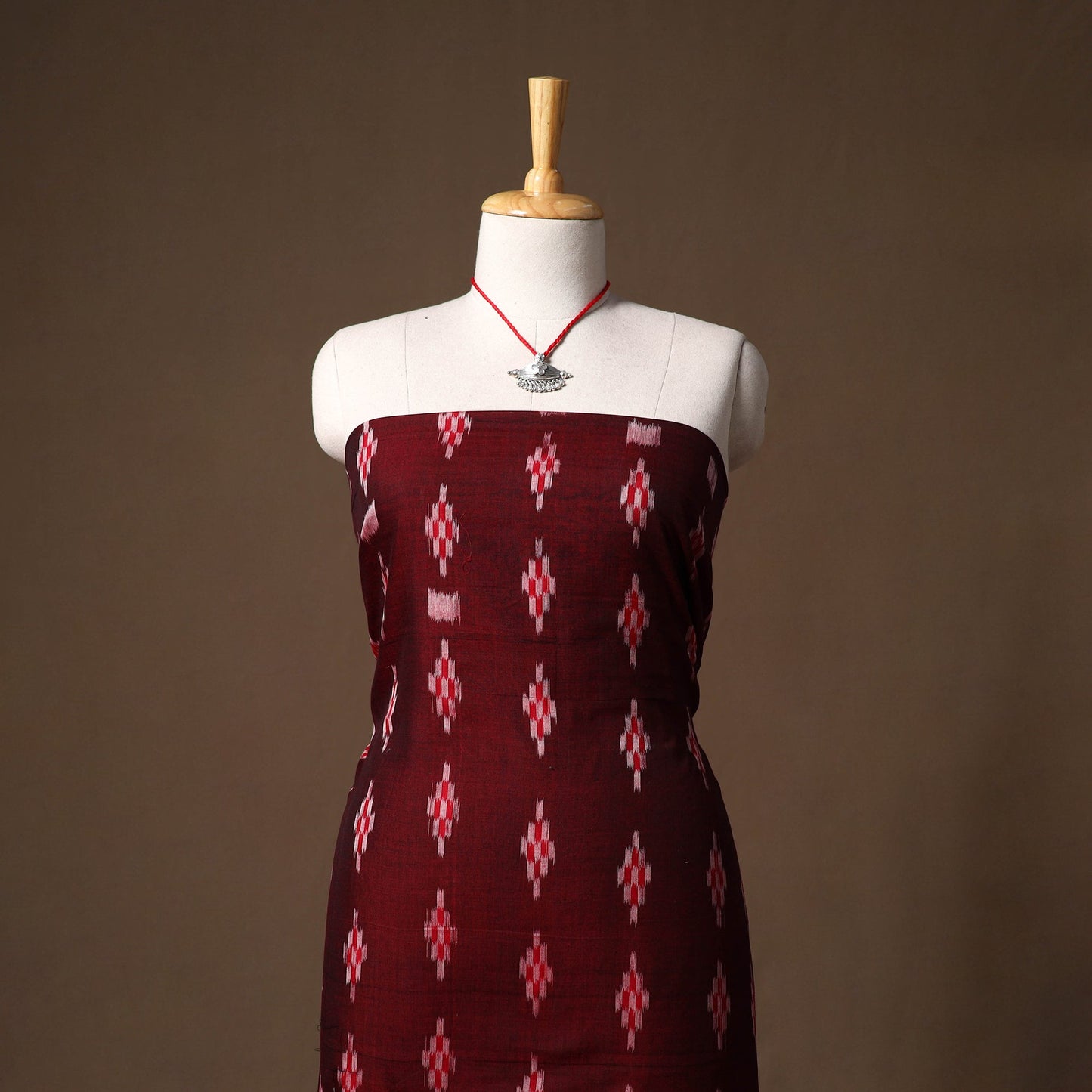 Sambalpuri ikat handloom cotton 2pc unstitched dress