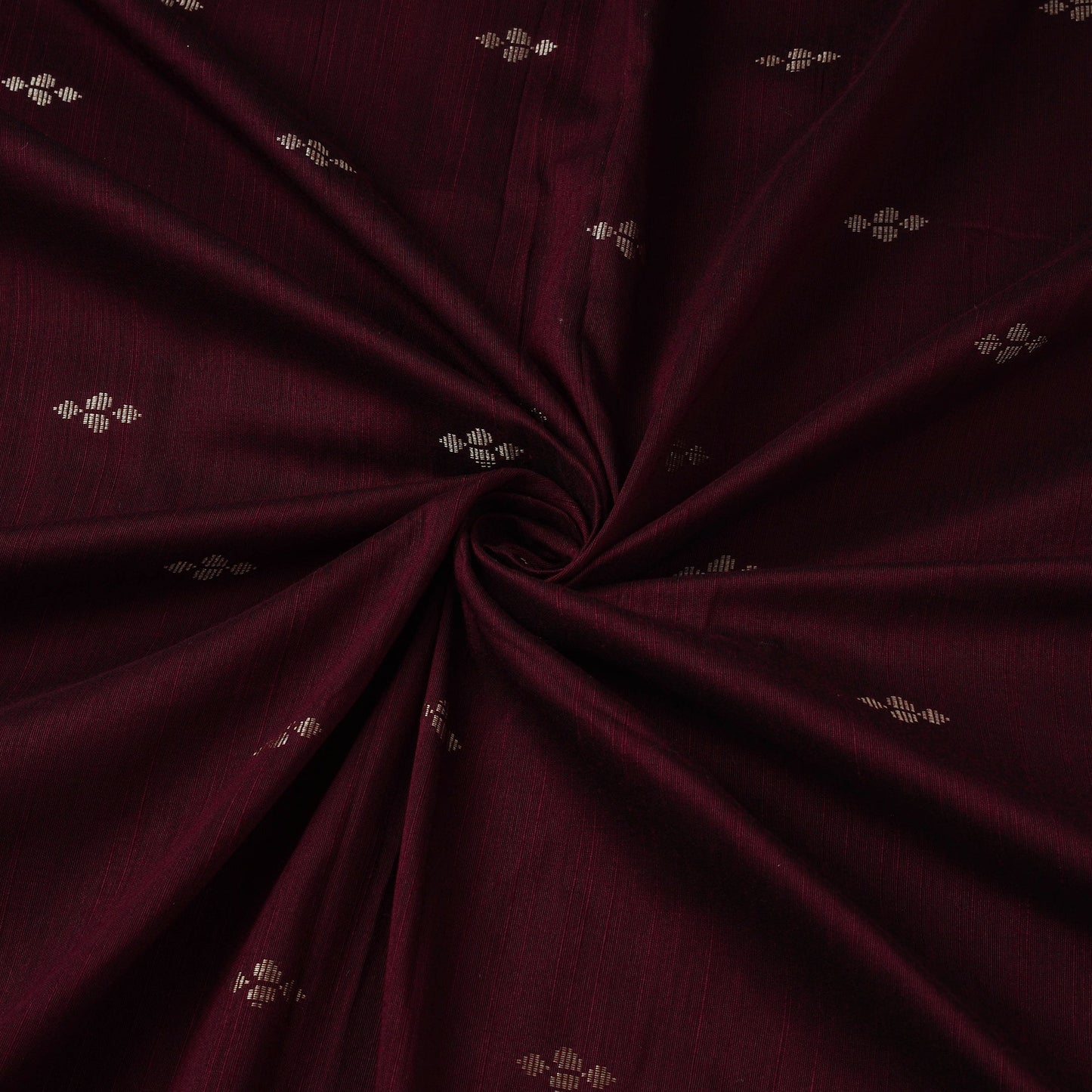 Spun dupion viscose silk buti fabric 11 - handcrafted
