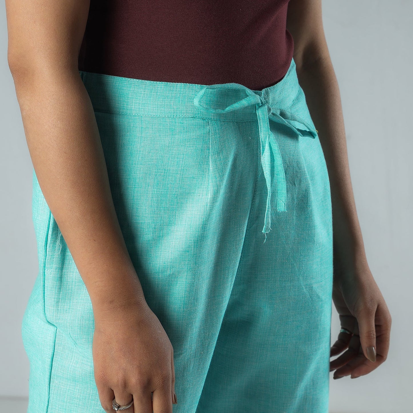 Plain Dyed Cotton Relaxed Fit Pant