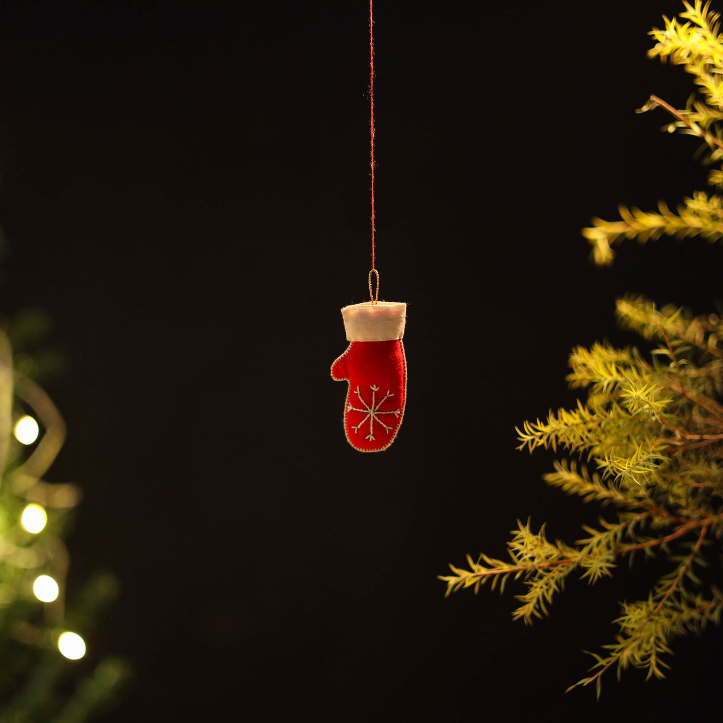 Mitten - Handcrafted Stuffed Christmas Ornament
