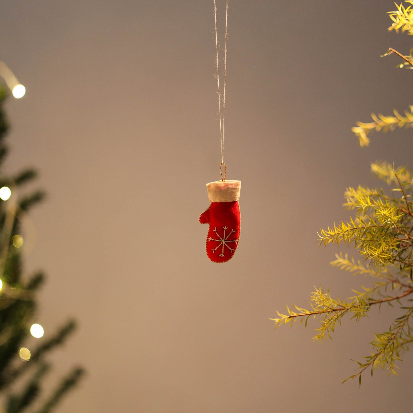 Mitten - Handcrafted Stuffed Christmas Ornament