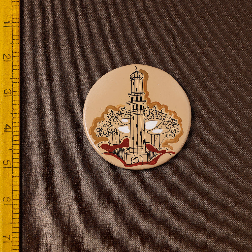 Monument - Handpainted Terracotta Fridge Magnet