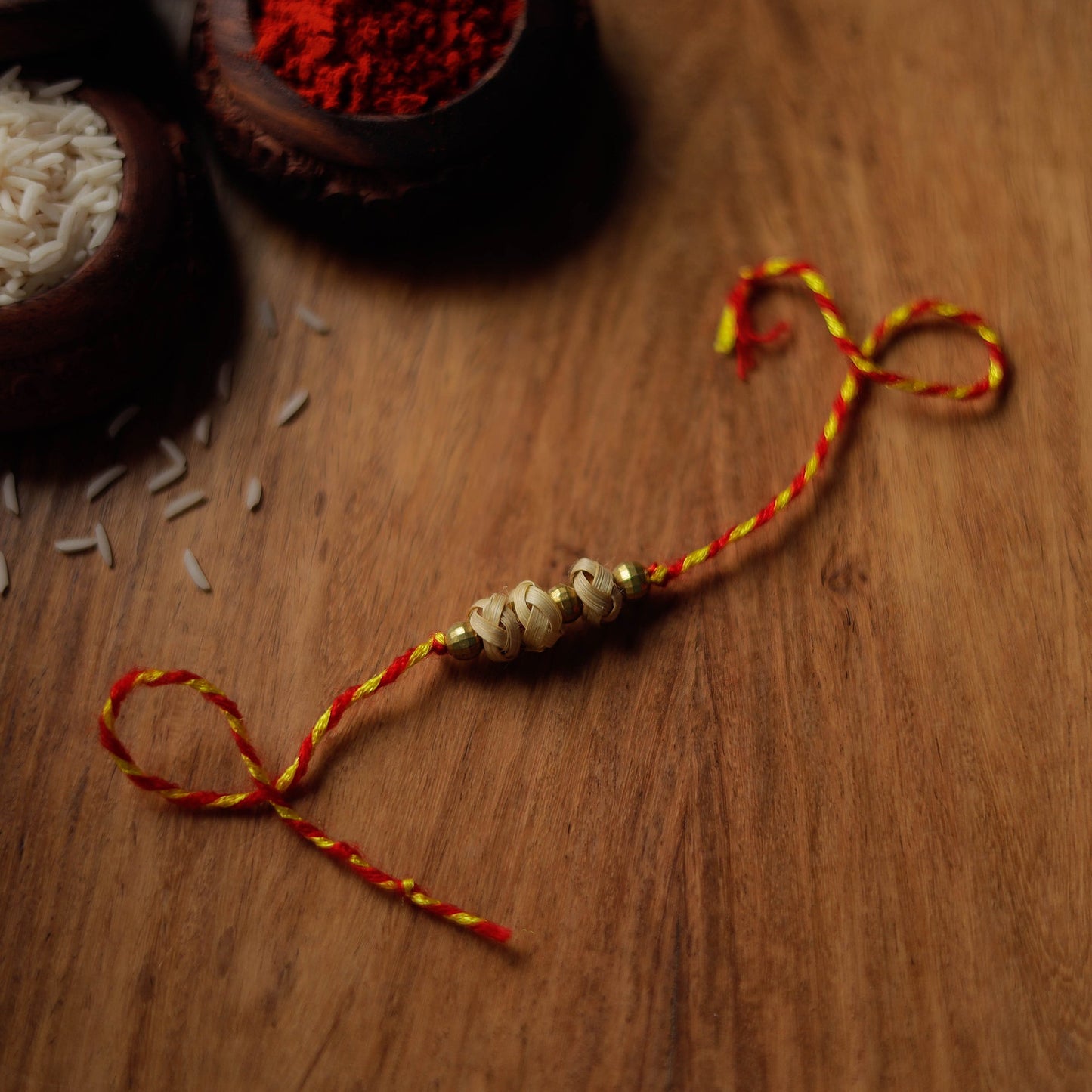 Handmade Bamboo Craft Beadwork Rakhi by Baansuli 13