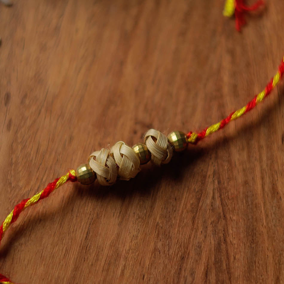 Handmade Bamboo Craft Beadwork Rakhi by Baansuli 13