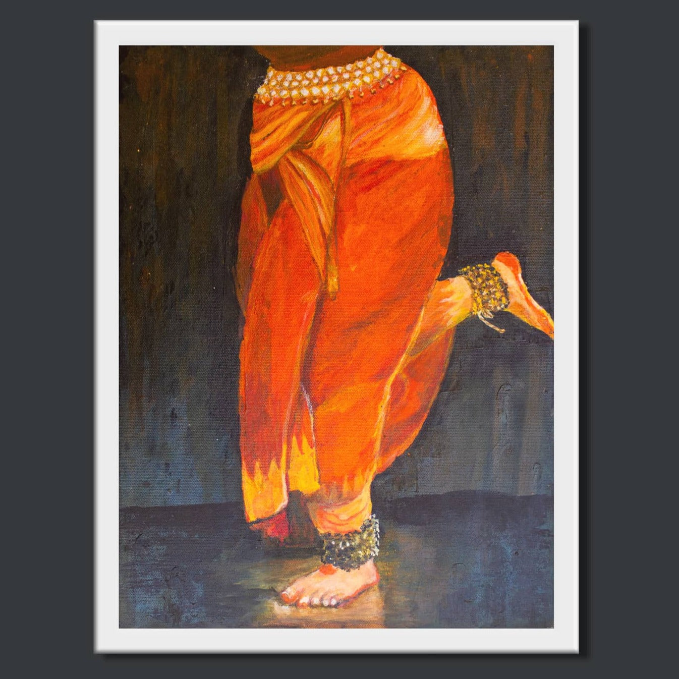 Handpainted Art Work On Canvas by Meenakshi Ratnakar
