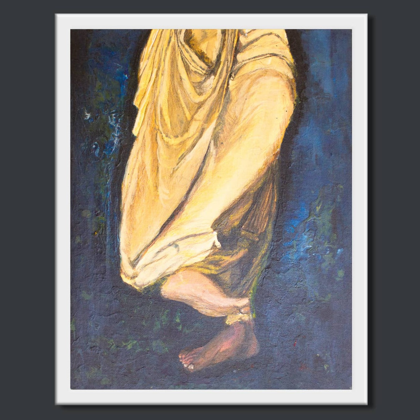 Handpainted Art Work On Canvas by Meenakshi Ratnakar