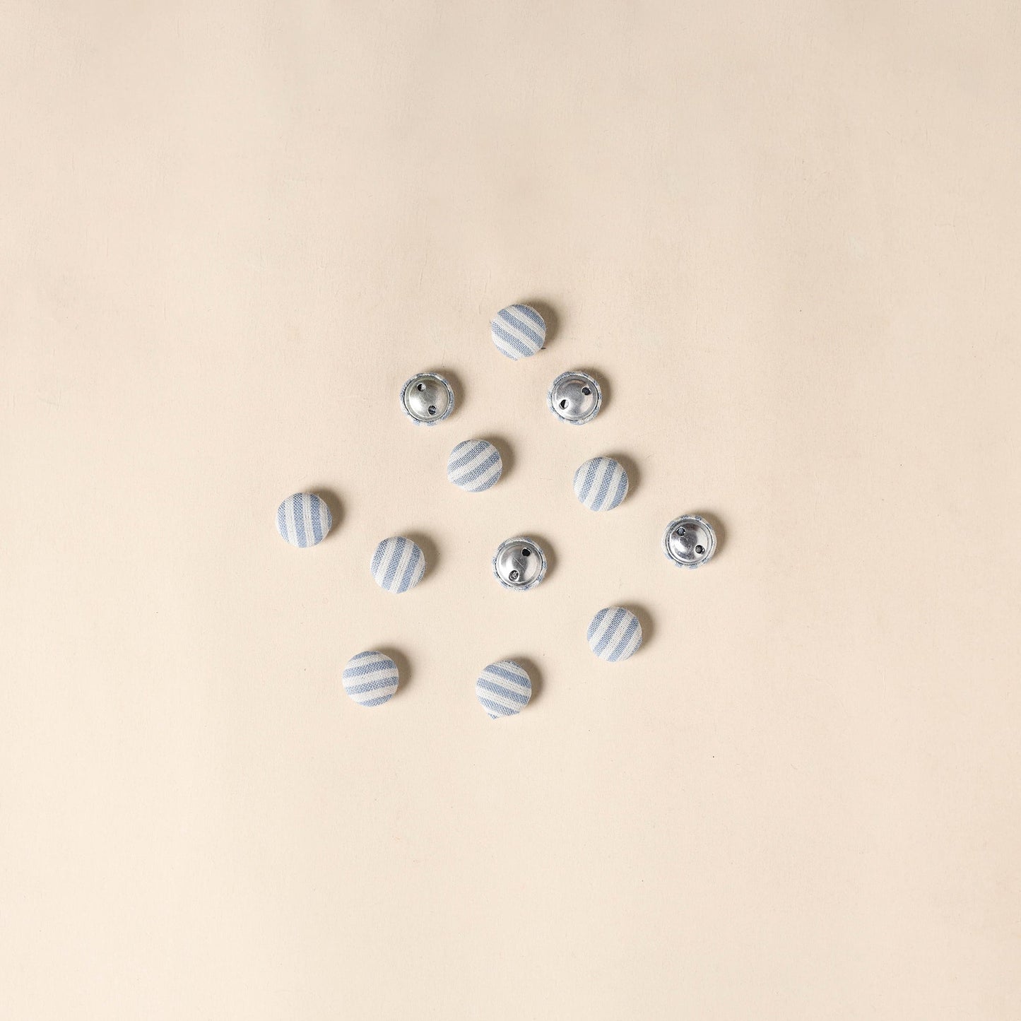 Multicolor Handmade Fabric Button Small at iTokri