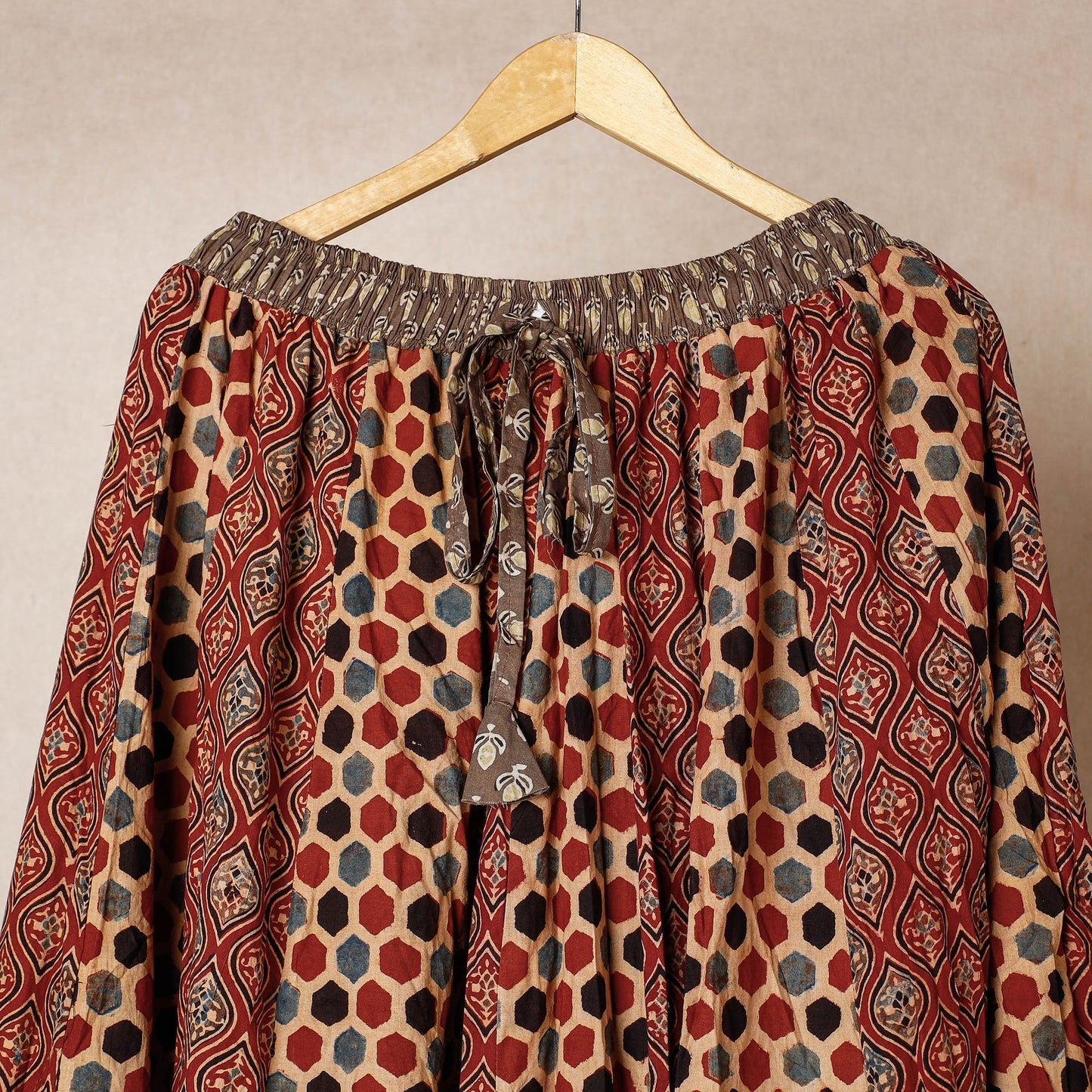 ajrakh long skirt
