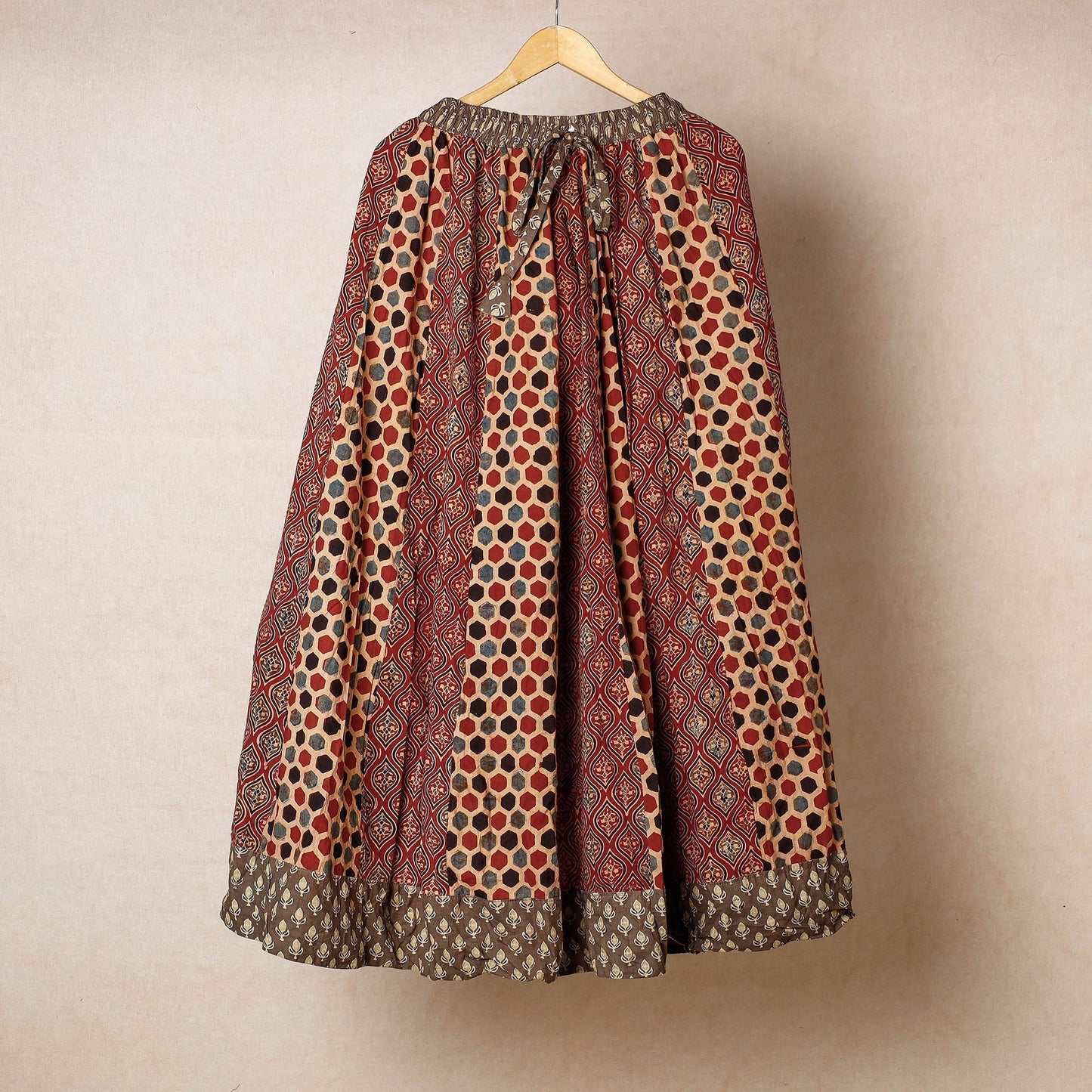 ajrakh long skirt