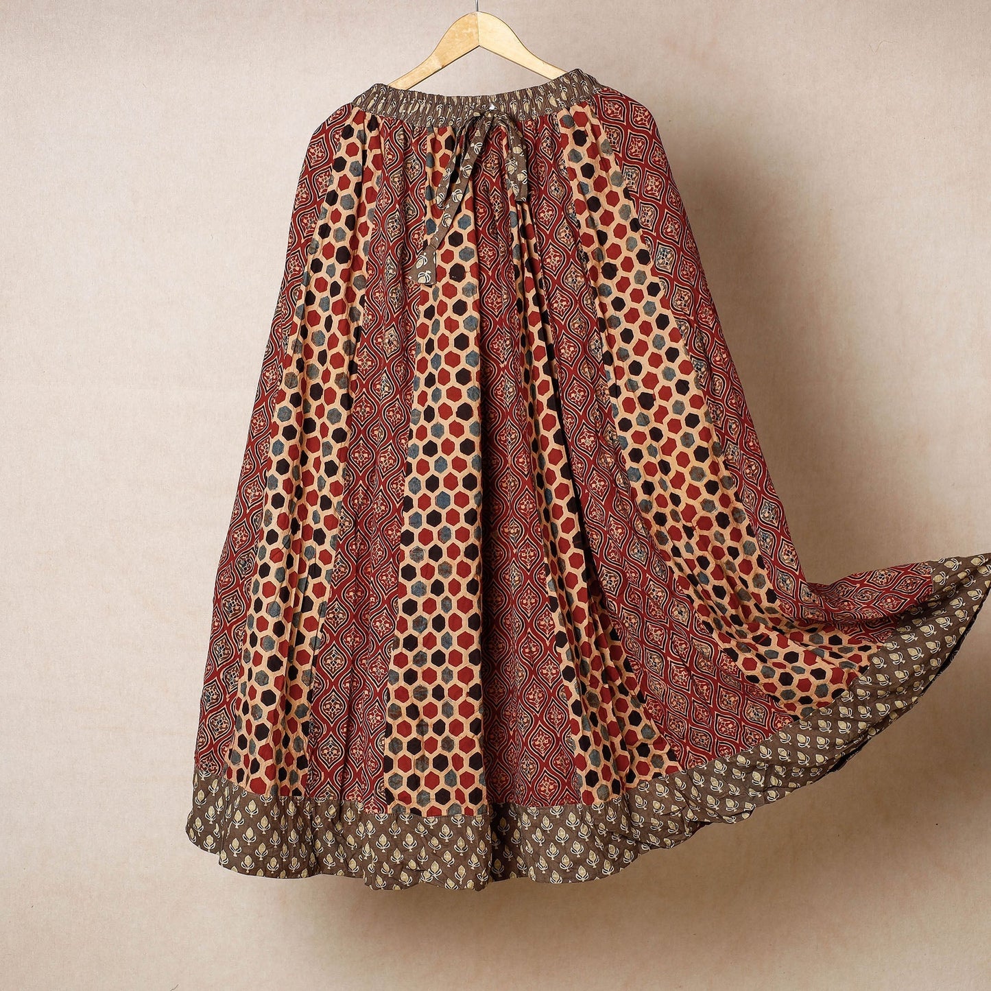 ajrakh long skirt