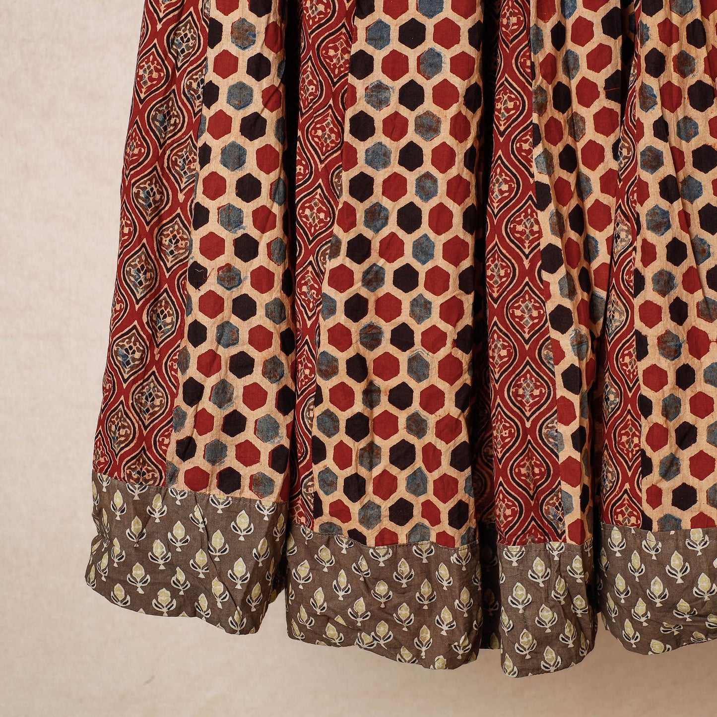 ajrakh long skirt
