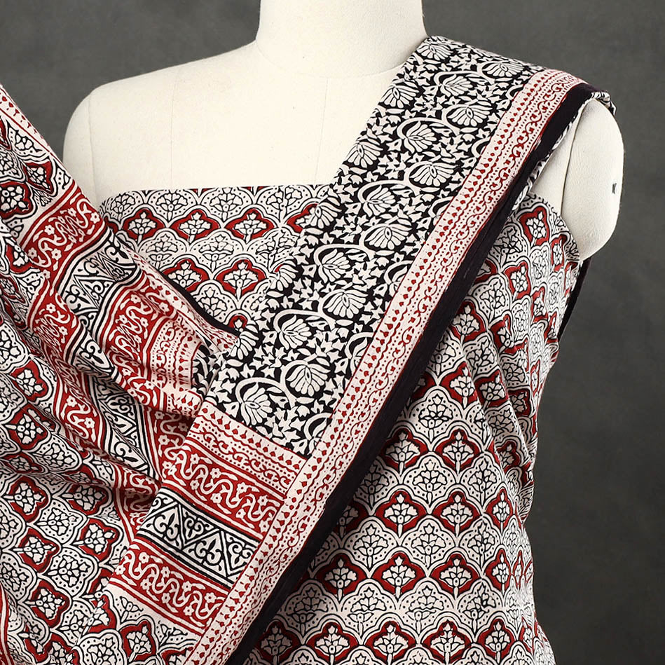 3pc Bagh Print Cotton Dress Material Set