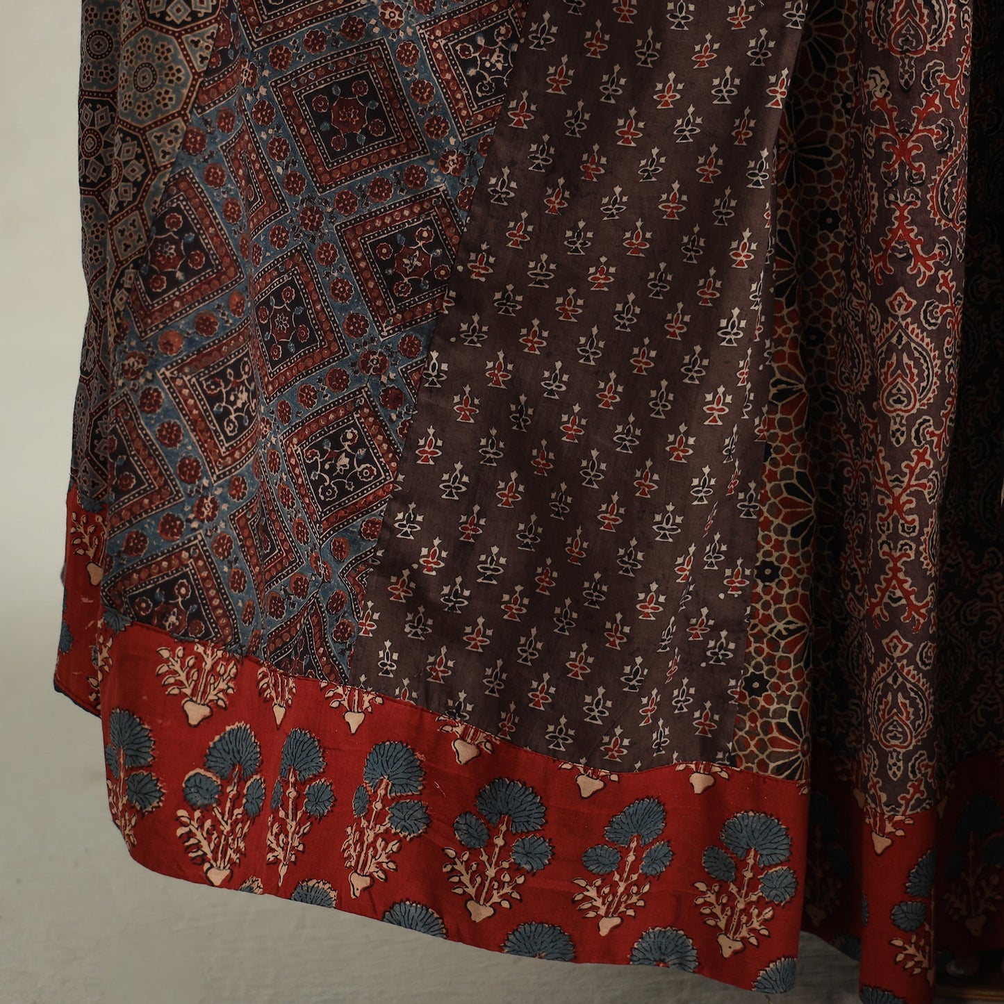 Ajrakh Patchwork Skirt