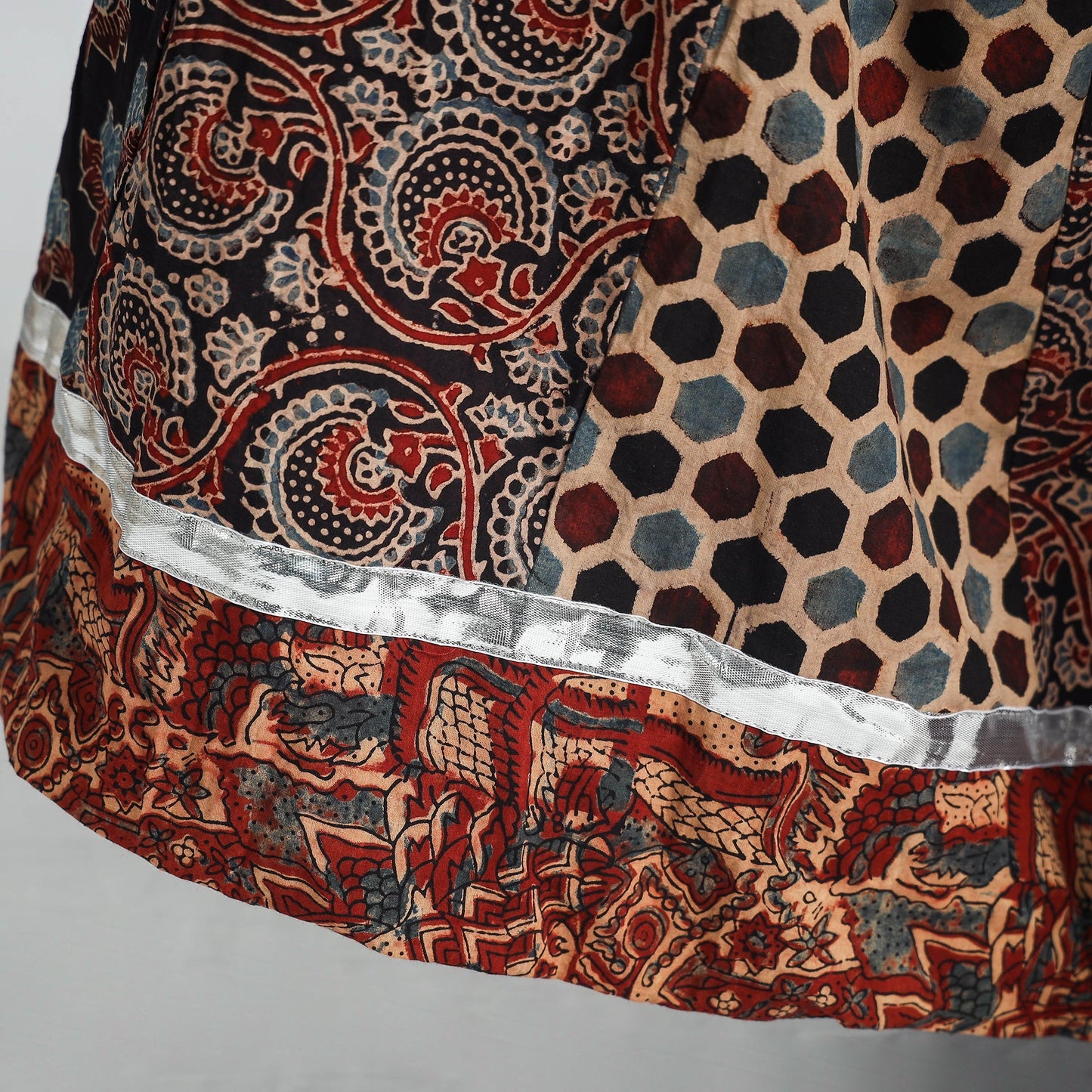 ajrakh long skirt