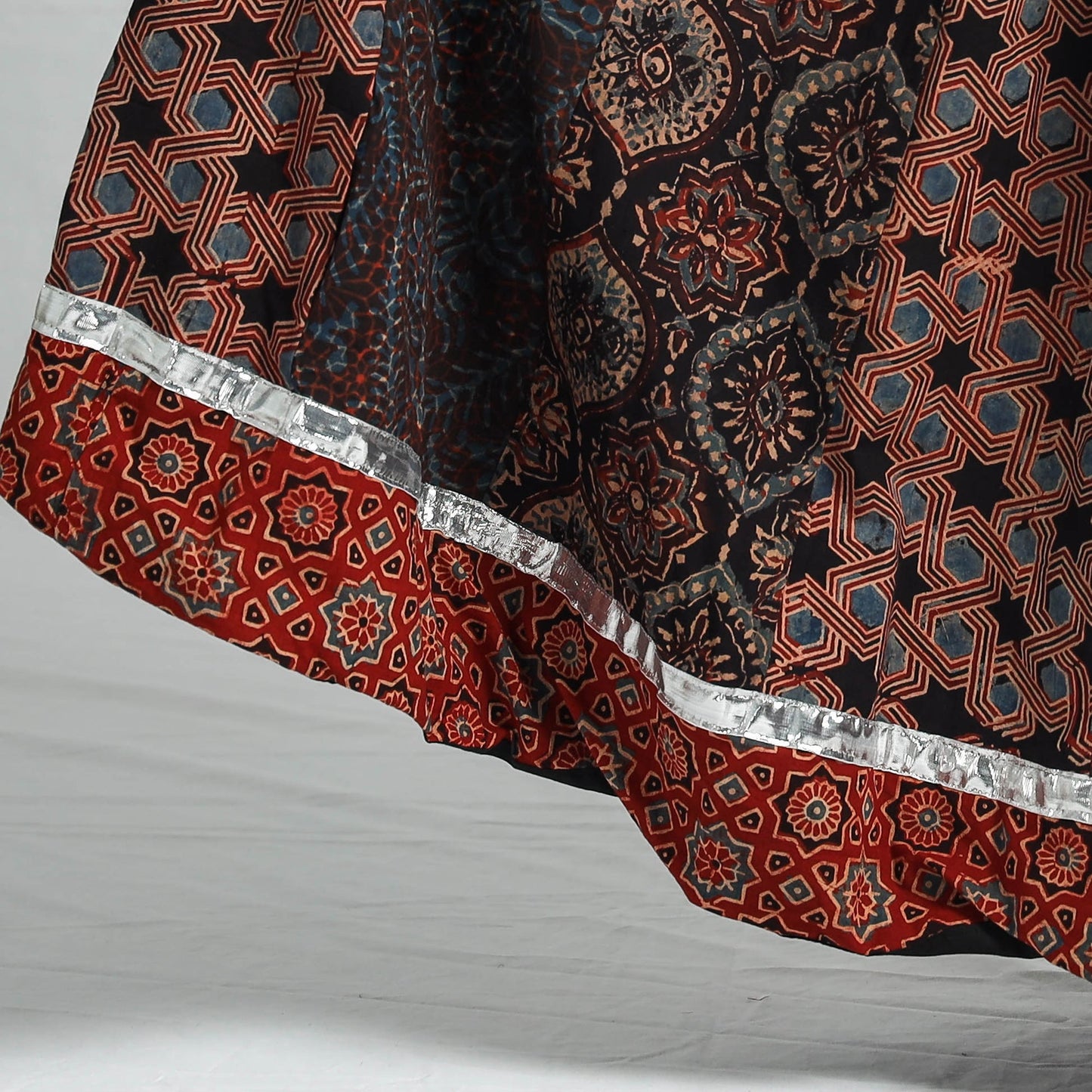 ajrakh long skirt