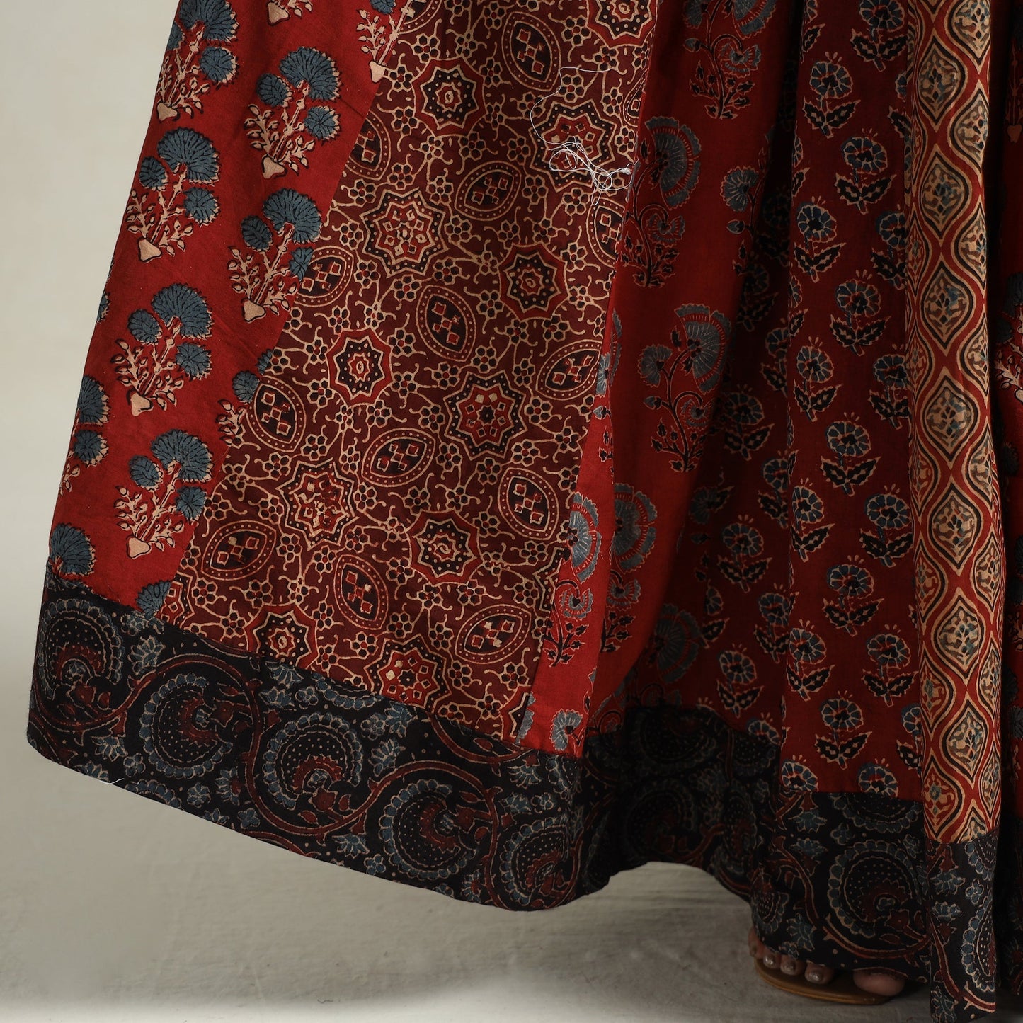 Ajrakh Patchwork Skirt