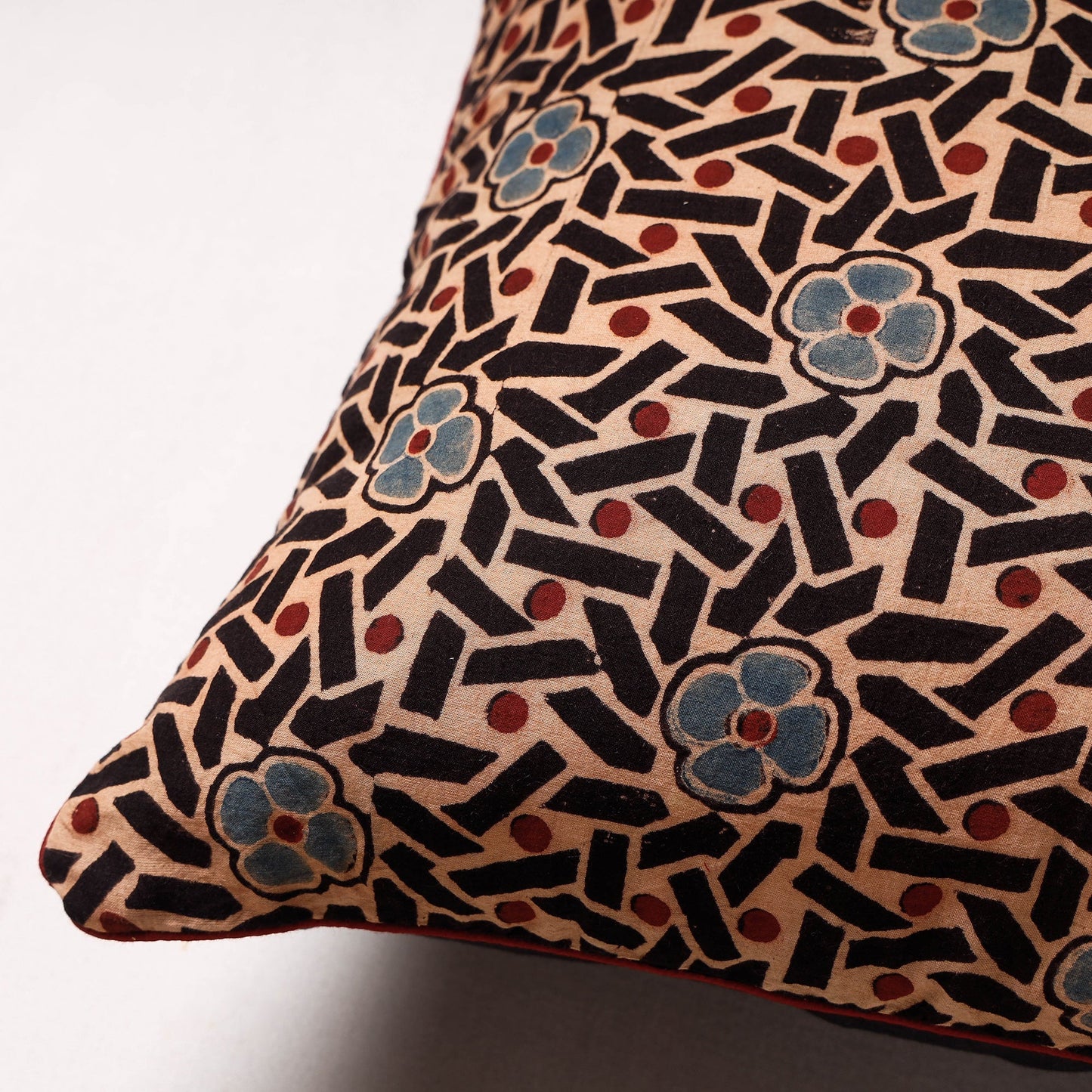 Ajrakh Cushion Cover