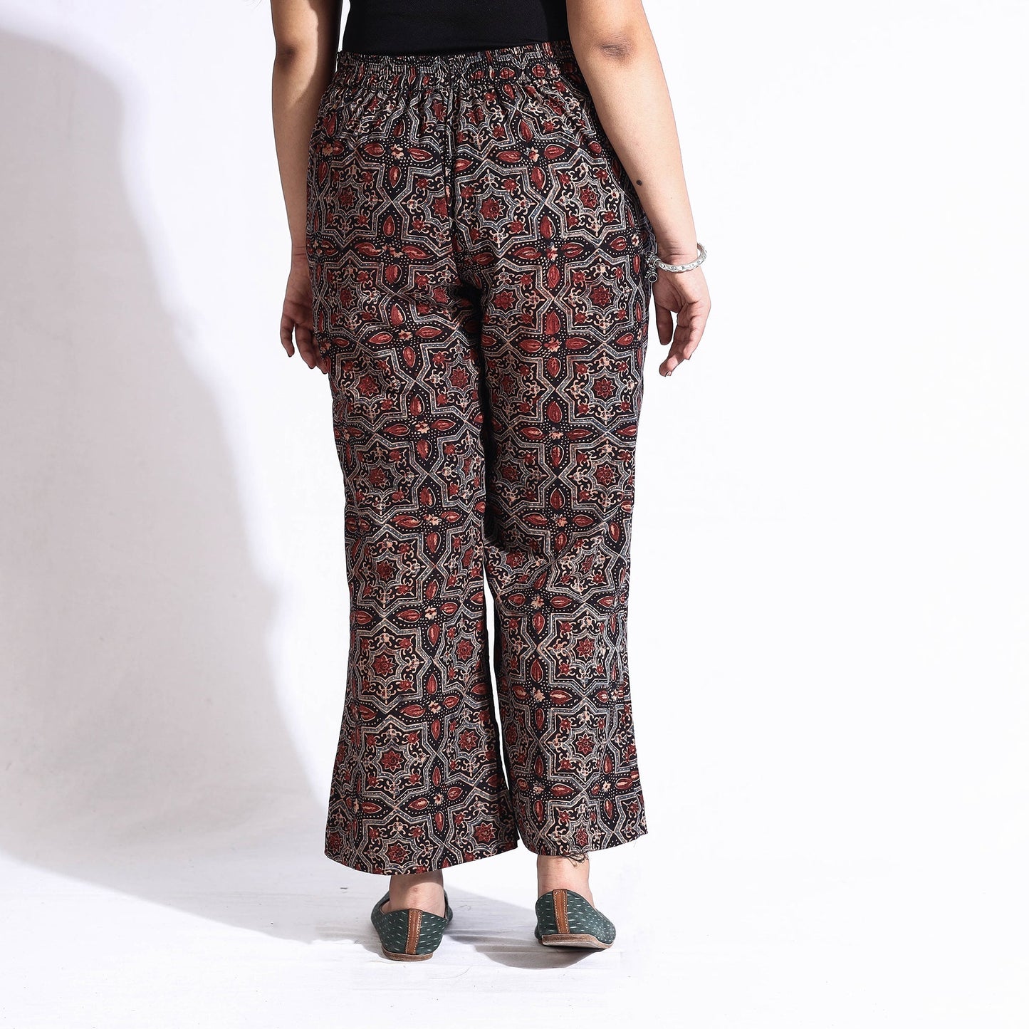 Ajrakh Block Printed Cotton Farsi Pant Online at iTokri.com