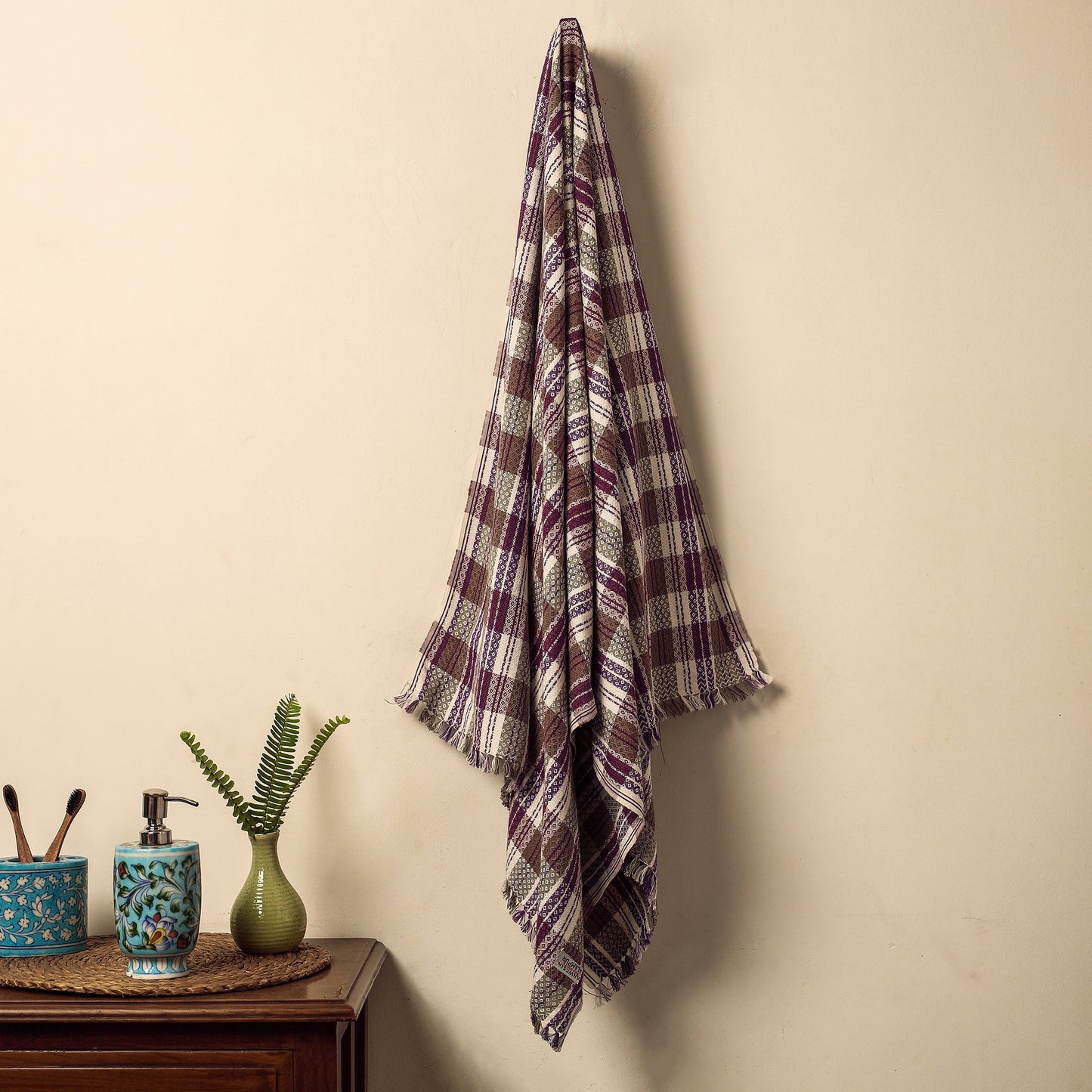 Alampur Handloom Cotton Bath Towel