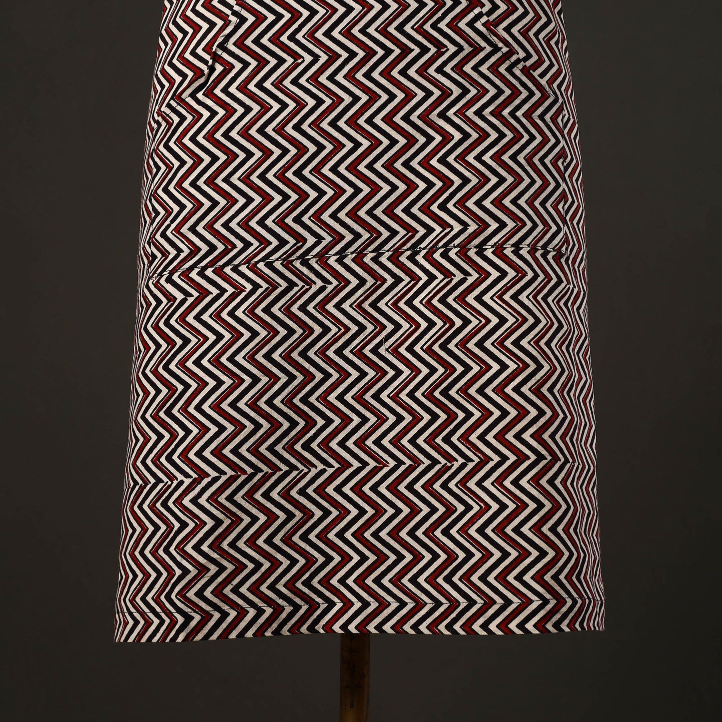 Multicolor - bagh cotton apron with pocket 27 - handcrafted