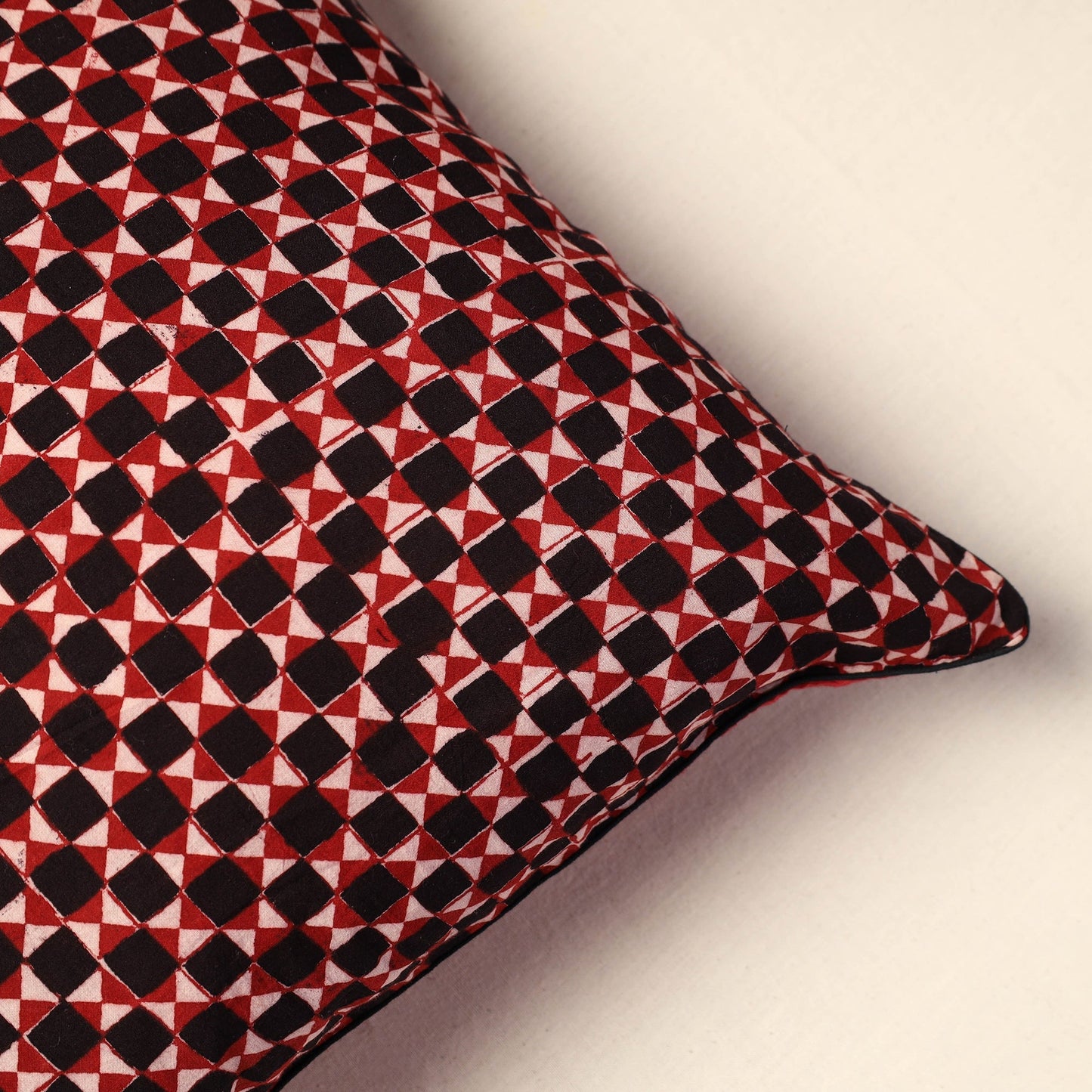 Multicolor Bagh Block Printed Cotton Cushion Cover (16 x 16 in) 18