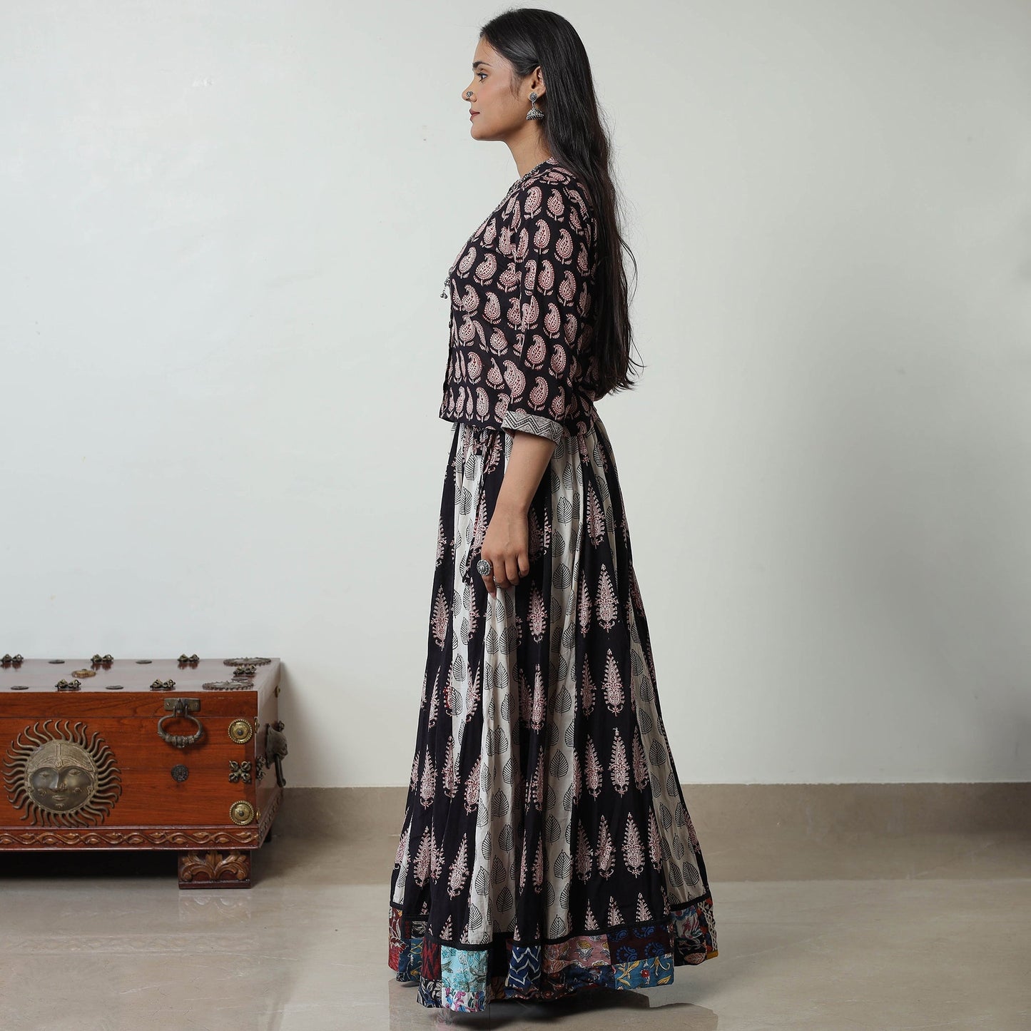 Bagh Print Skirt