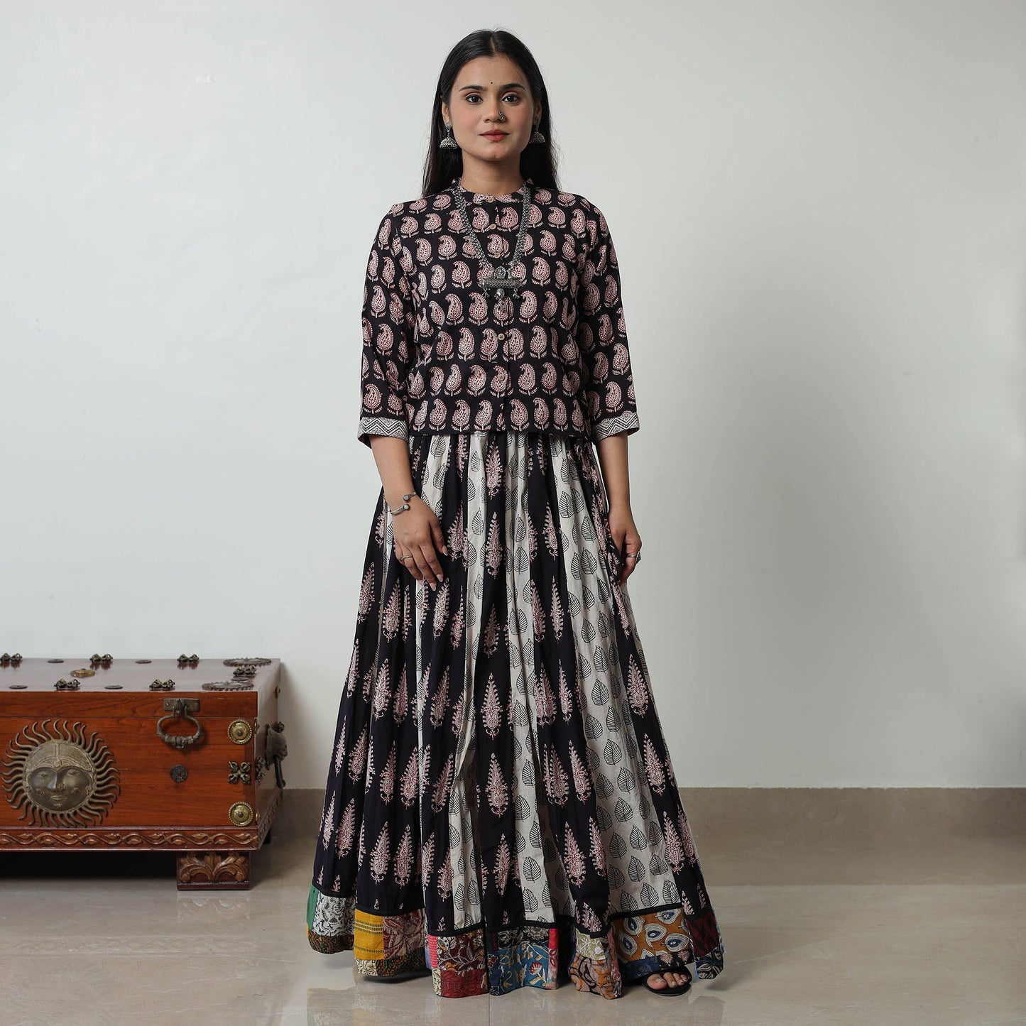 Bagh Print Skirt