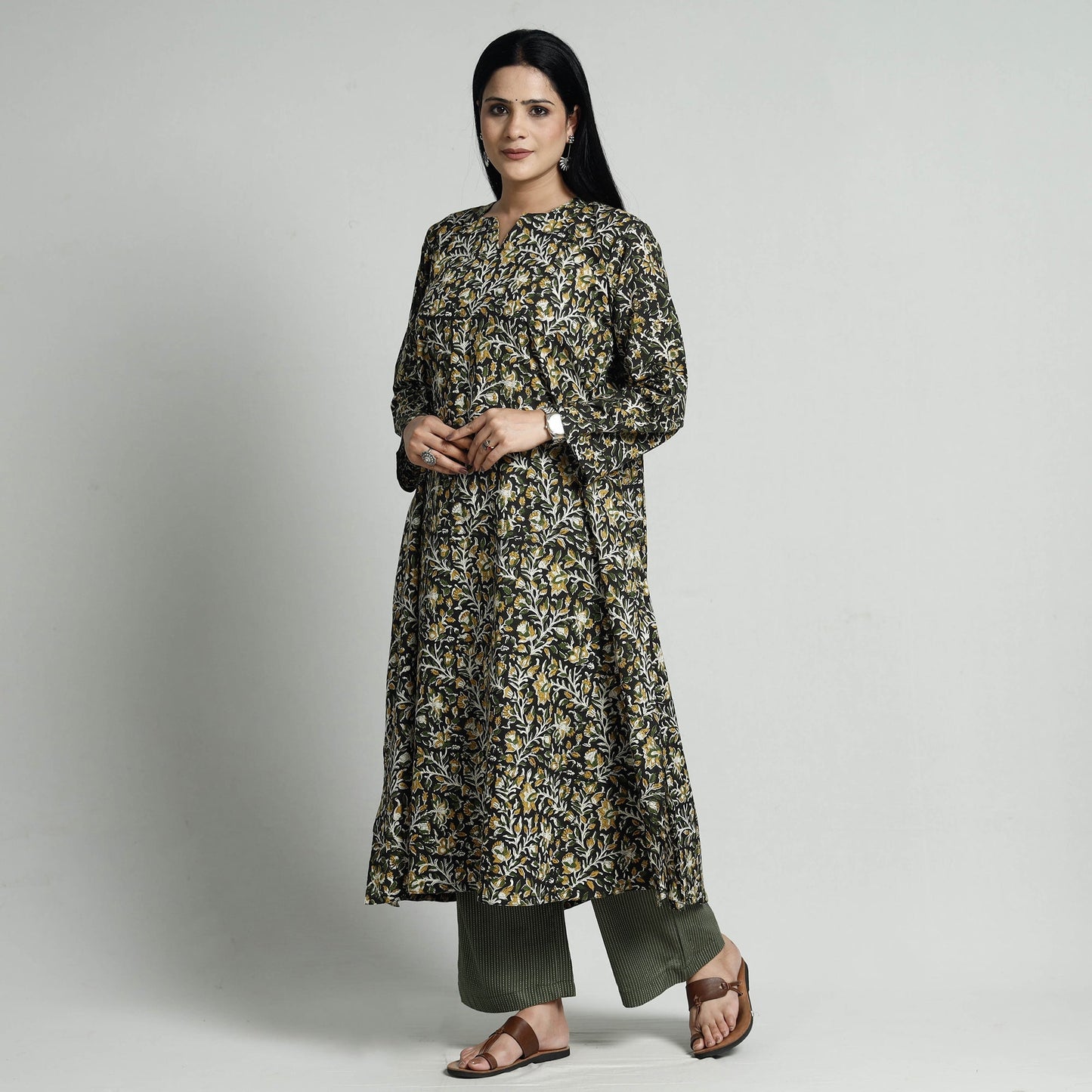Bagru Kurta with Palazzo Set