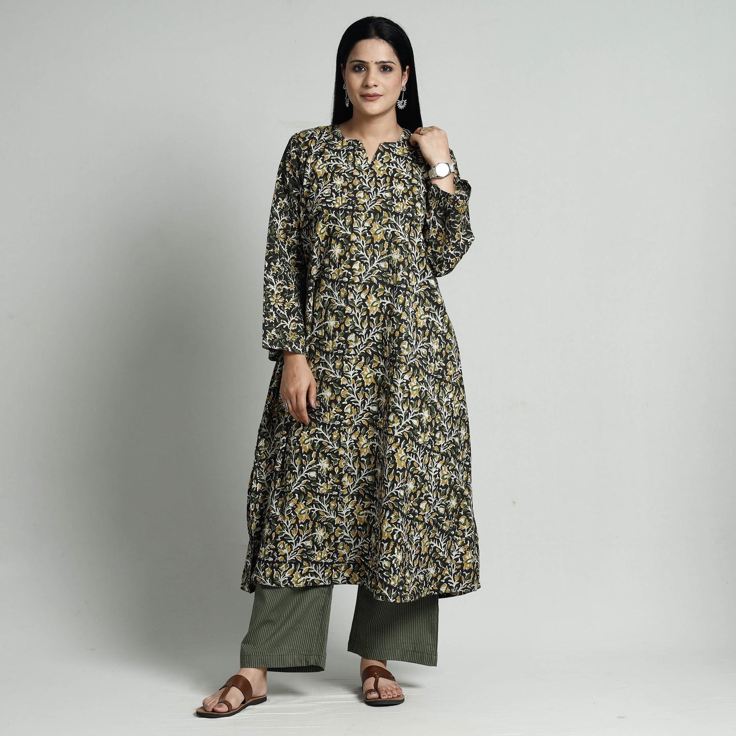 Bagru Kurta with Palazzo Set