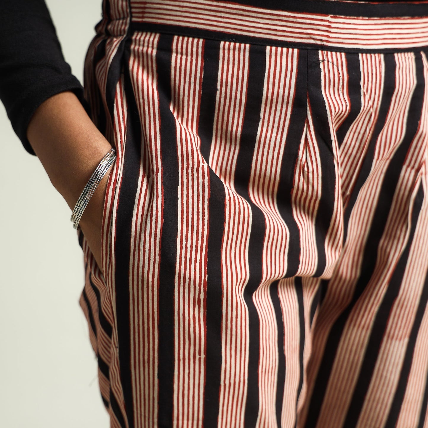 Bagru Block Printed Cotton Tapered Pant