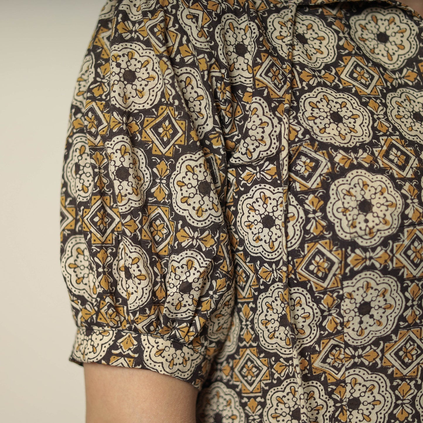 Buy Bagru Block Printed Cotton Tiered Dress 12 Online at iTokri.com