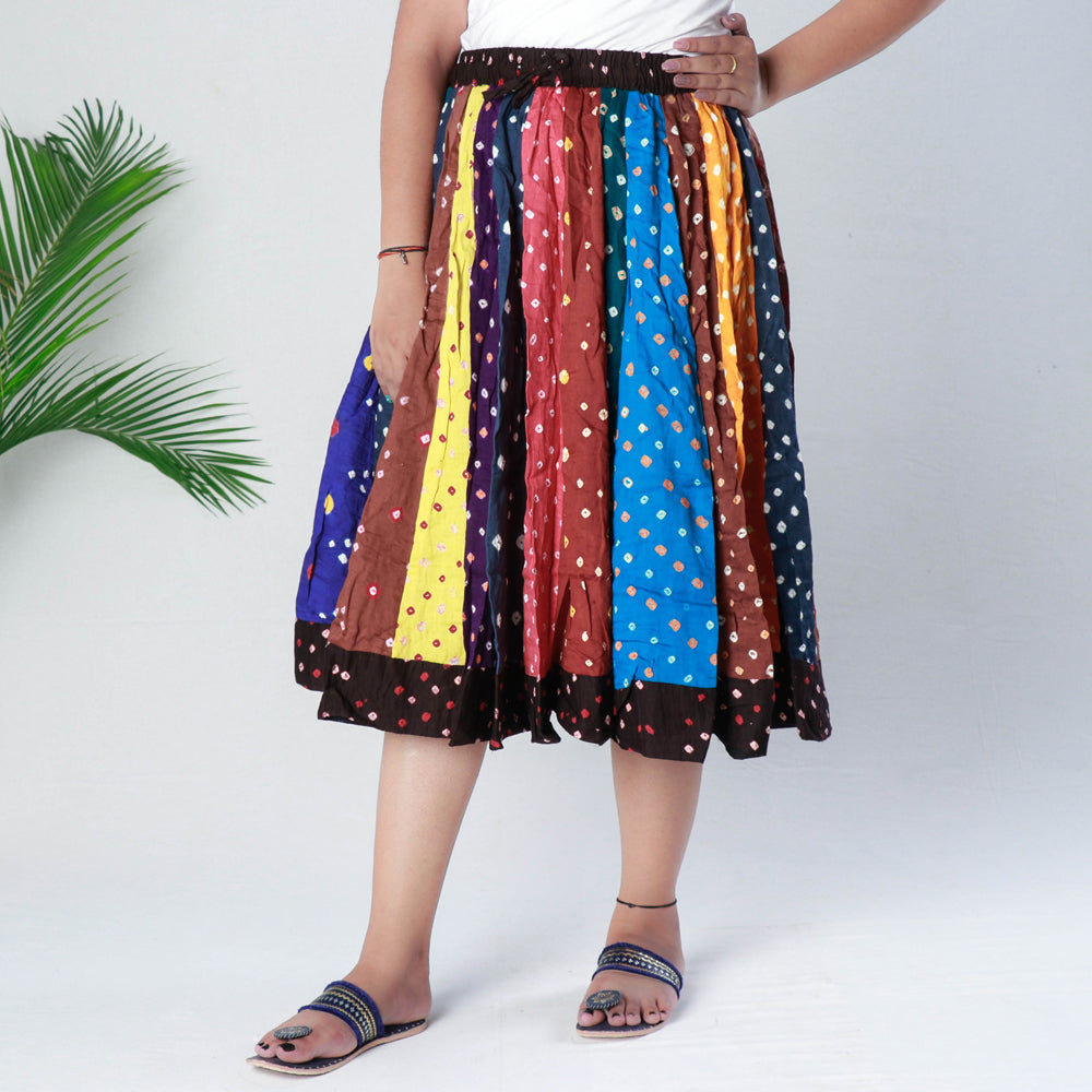 bandhani skirt